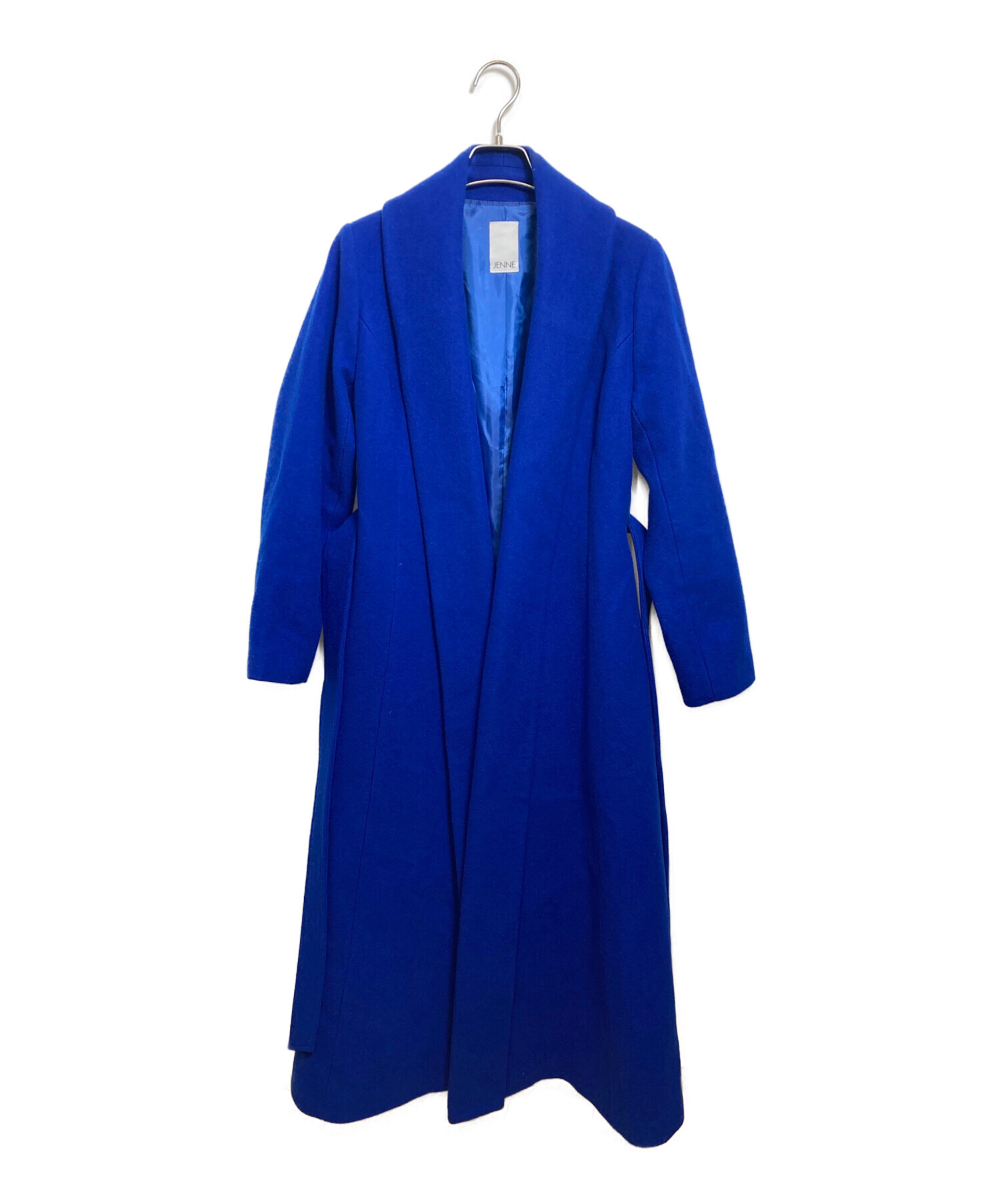 中古・古着通販】JENNE (ジェンヌ) JENNEウールコート ブルー サイズ:S