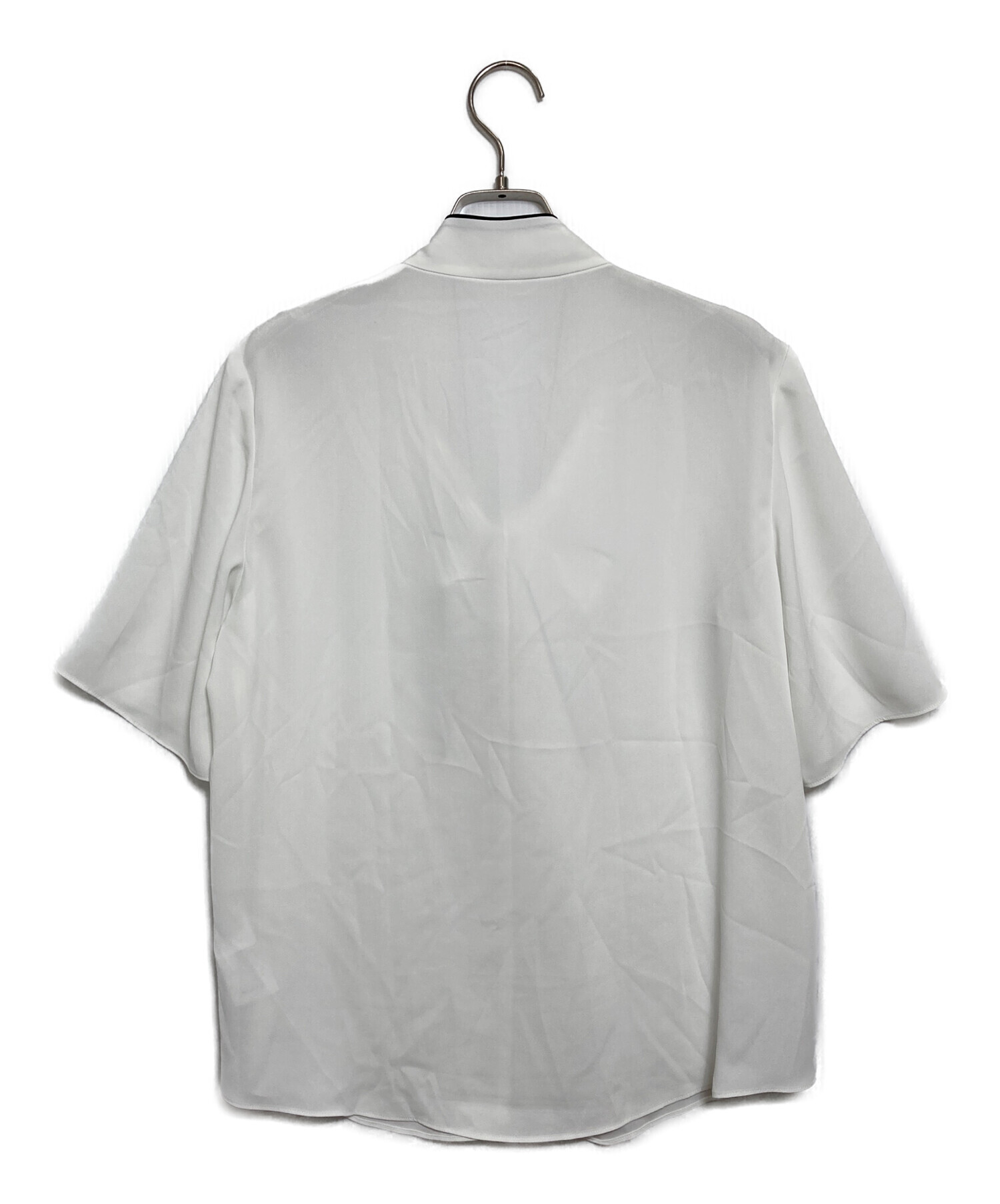 中古・古着通販】icB (アイシービー) BackSatinAmunzen 5分袖配色 
