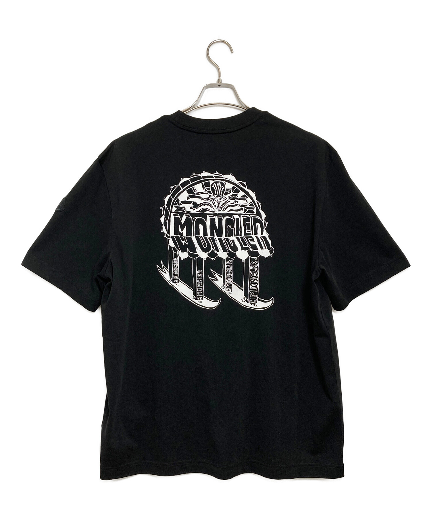 中古・古着通販】MONCLER (モンクレール) カットソー ブラック サイズ 