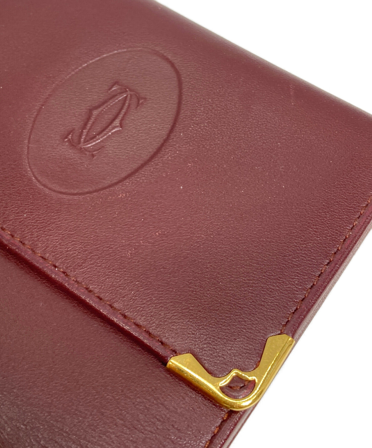 中古・古着通販】Cartier (カルティエ) マストライン がま口3つ折り