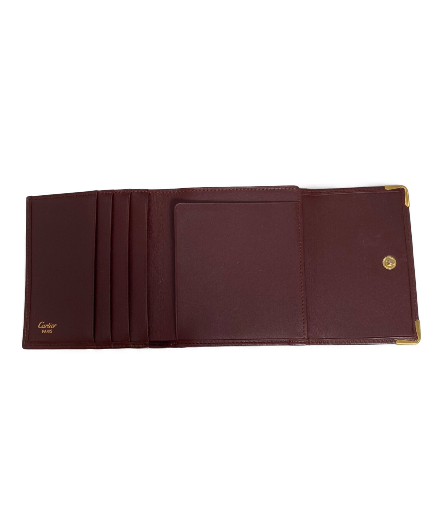 中古・古着通販】Cartier (カルティエ) マストライン がま口3つ折り