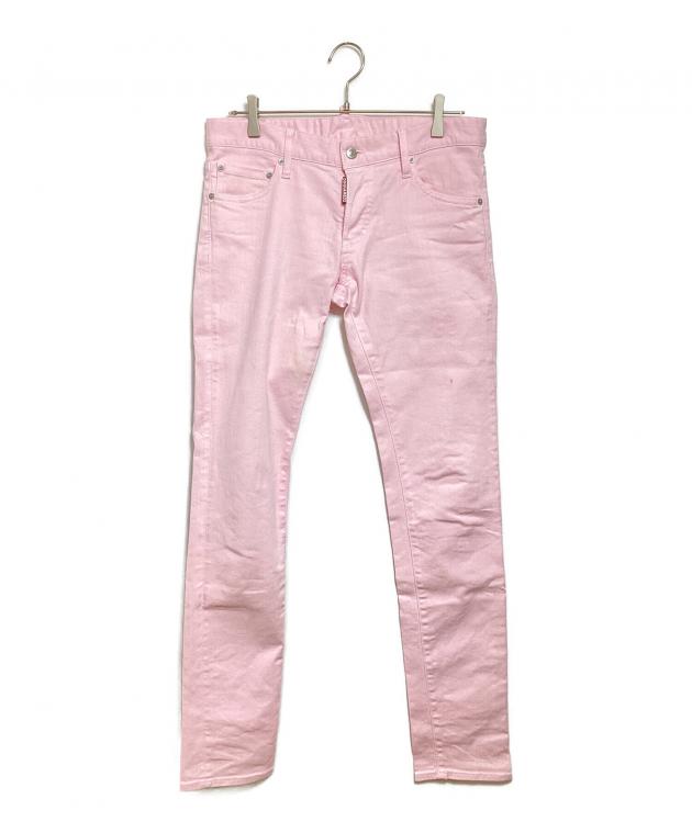 DSQUARED 2 定価128.700円 CATEN BROS ピンク XL 中古・古着通販】DSQUARED2 (ディースクエアード) デニムパンツ ピンク