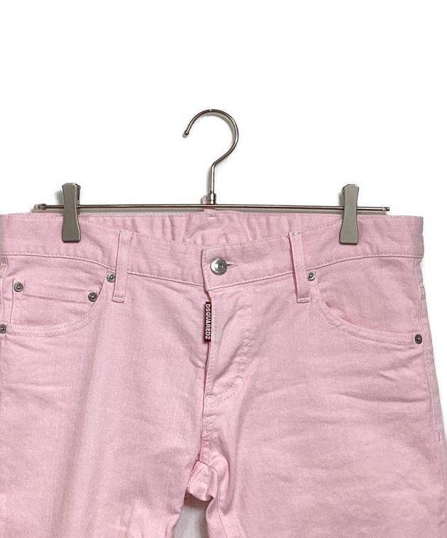 中古・古着通販】DSQUARED2 (ディースクエアード) デニムパンツ ピンク