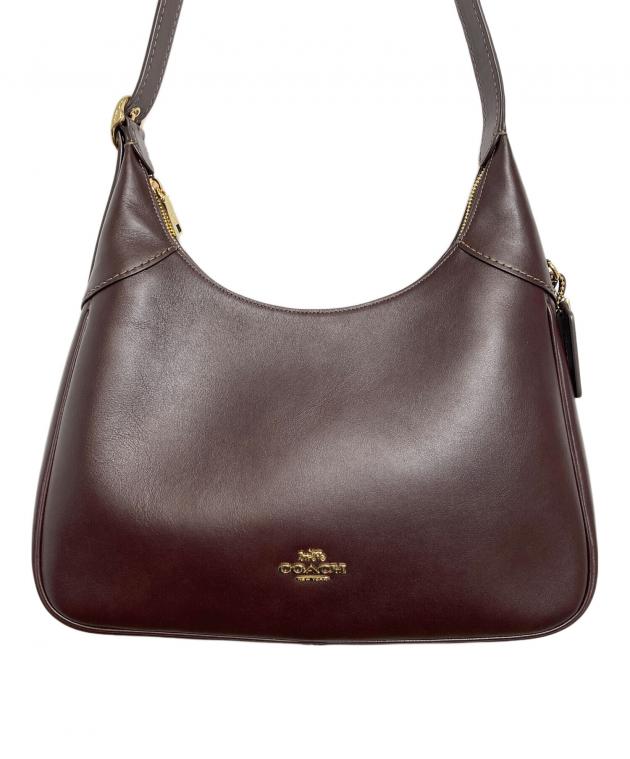 COACH ブラウン ショルダーバッグF68017 中古・古着通販】COACH (コーチ) ワンショルダーバッグ ブラウン