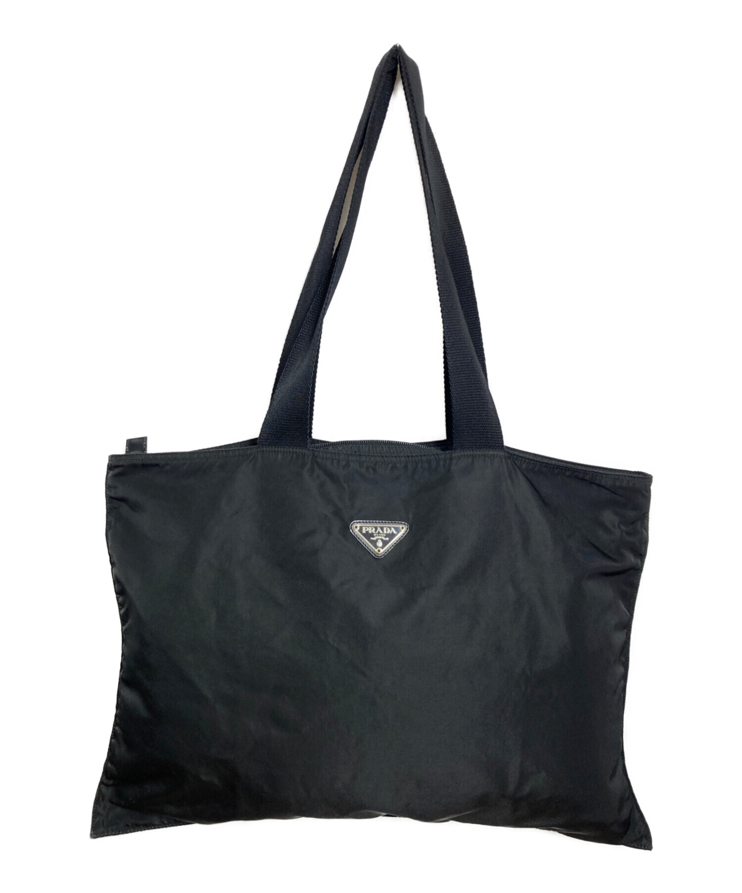 中古・古着通販】PRADA (プラダ) ナイロントートバッグ ブラック