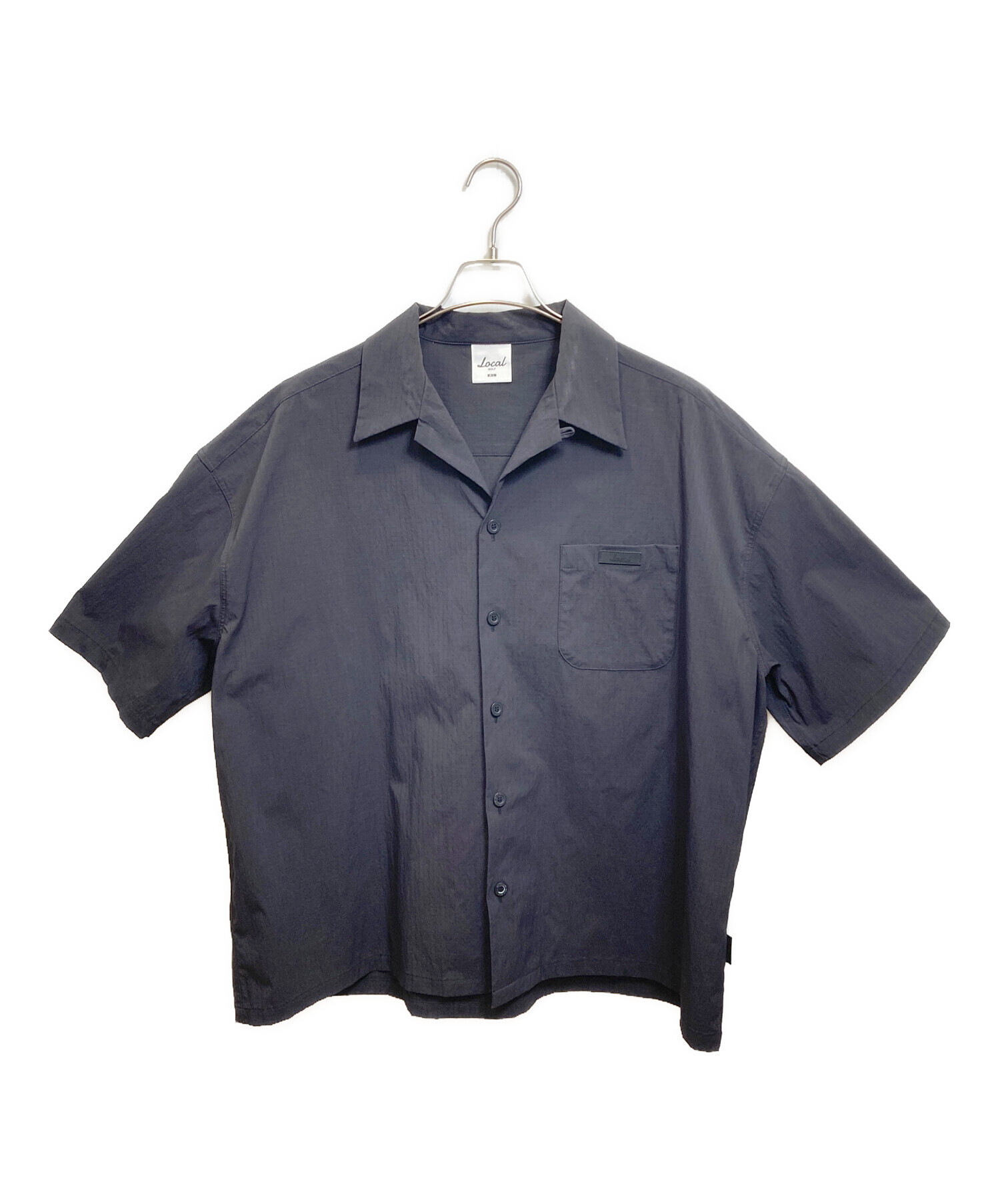 【完売品 新品未使用】ローカルゴルフ Local Golf シャツ M-L 中古・古着通販】Local Golf (ローカルゴルフ) 半袖シャツ ブラック
