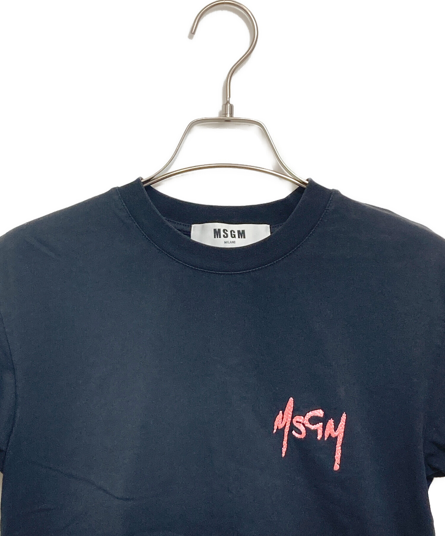 中古・古着通販】MSGM (エムエスジーエム) Tシャツ ブラック サイズ:S