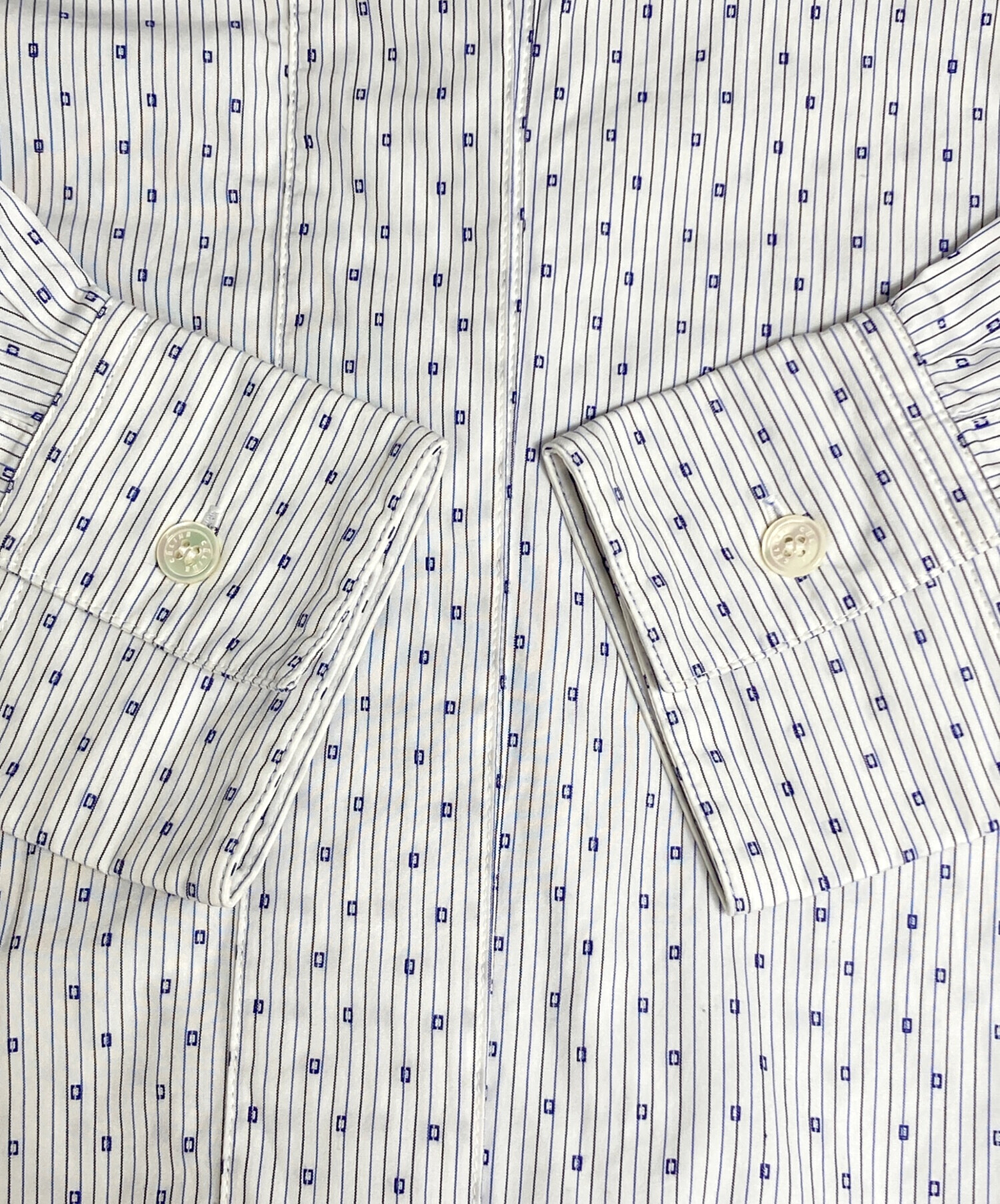 中古・古着通販】CELINE (セリーヌ) ストライプシャツ ホワイト サイズ