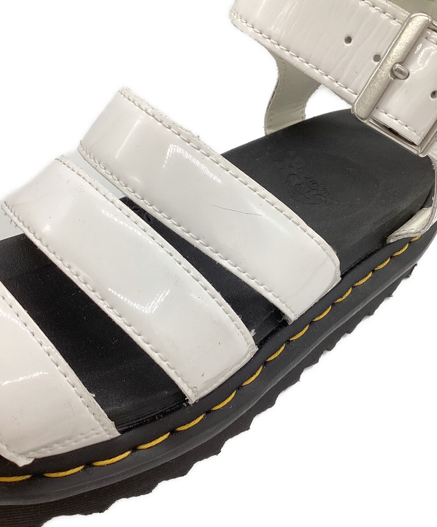 未使用Dr. Martens ホワイトサンダル 中古・古着通販】Dr.Martens (ドクターマーチン) ストラップサンダル