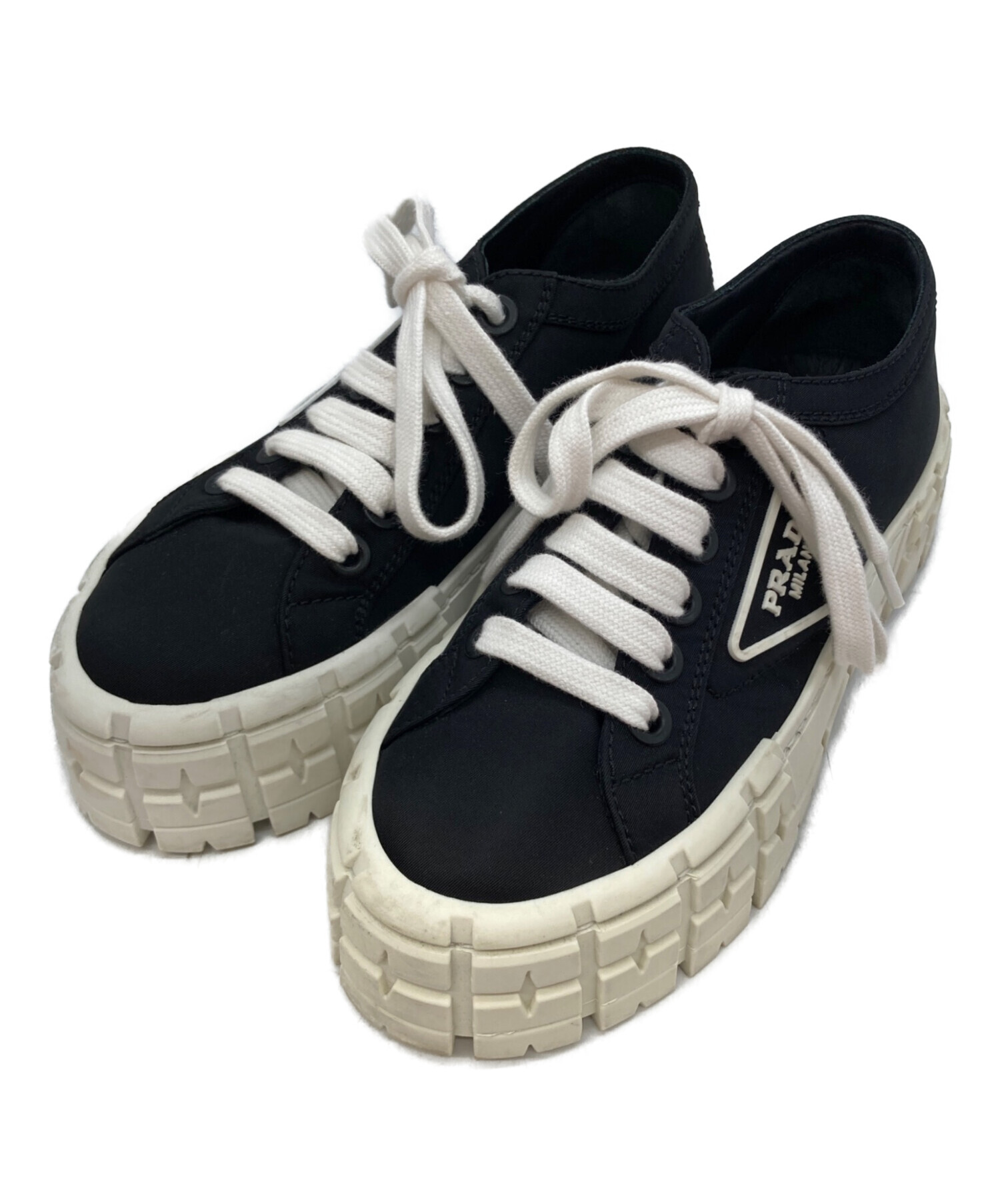 中古・古着通販】PRADA (プラダ) ダブルホイール トライアングルロゴ