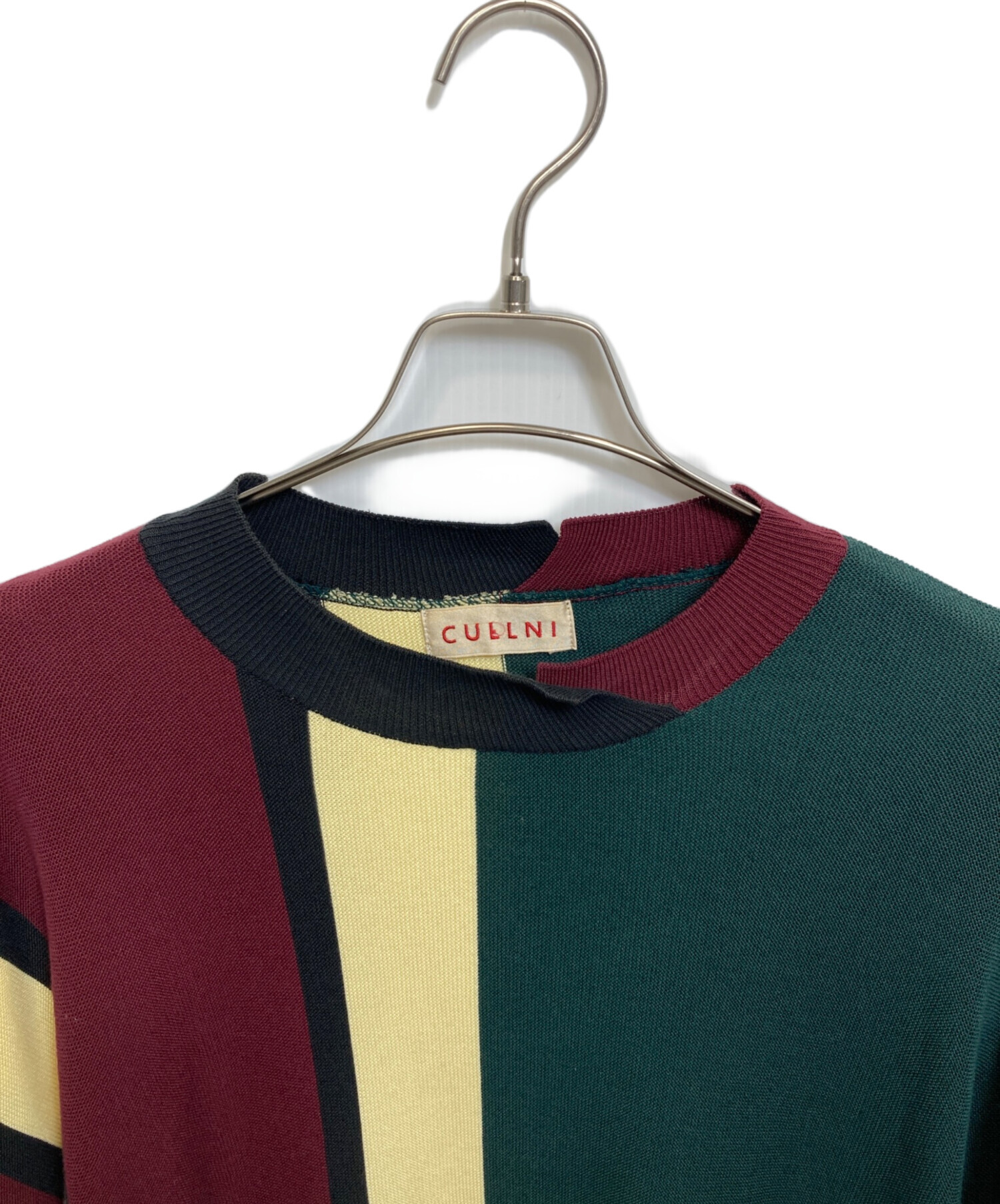 トップス cullni 18aw ドルマンスリーブニット