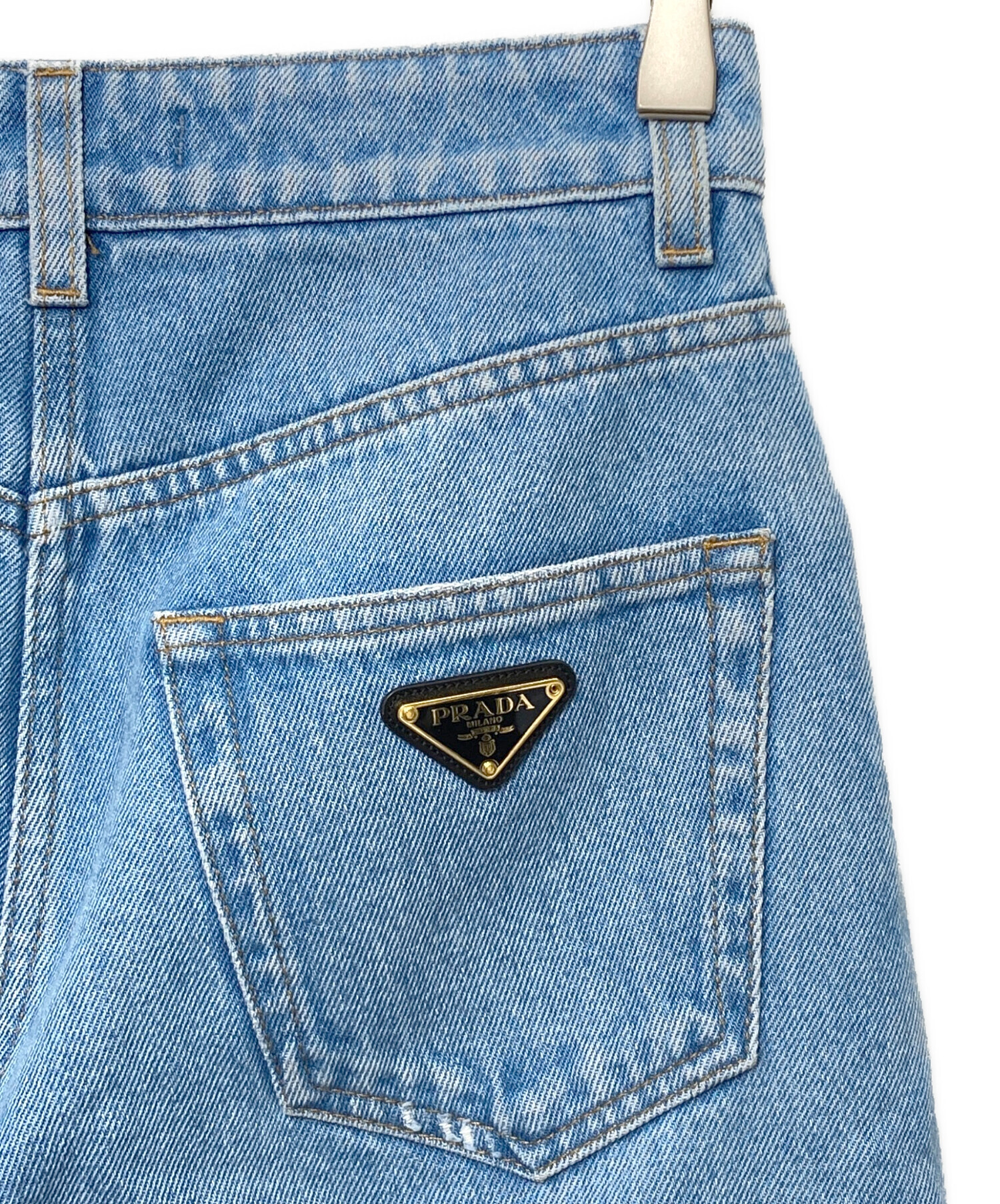 中古・古着通販】PRADA (プラダ) ブリーチ加工クラシックフィット