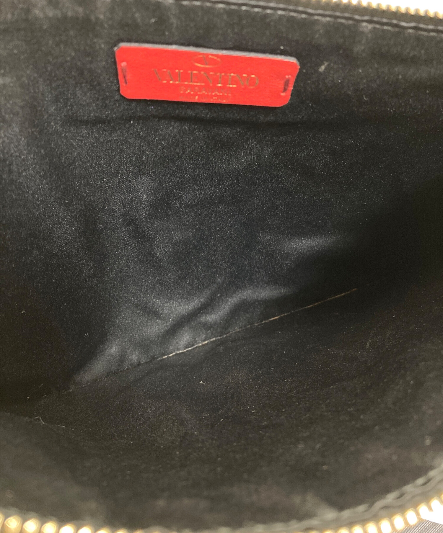 中古・古着通販】VALENTINO (ヴァレンティノ) ロゴプリントクラッチ