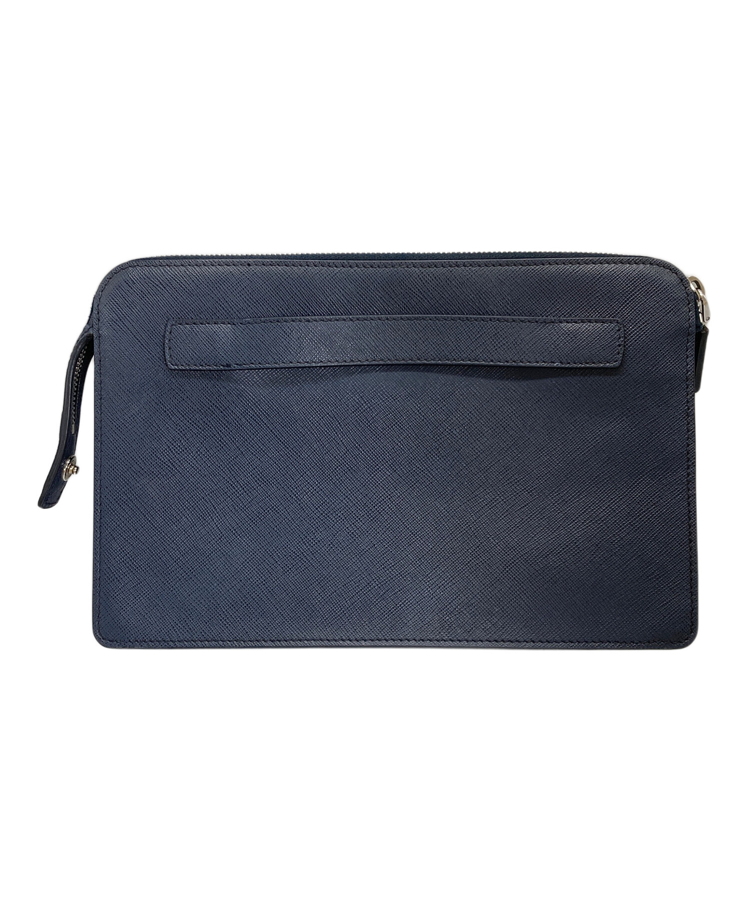 PRADA デニム　クラッチバッグ　美品　付属完備 中古・古着通販】PRADA (プラダ) クラッチバッグ ネイビー｜ブランド