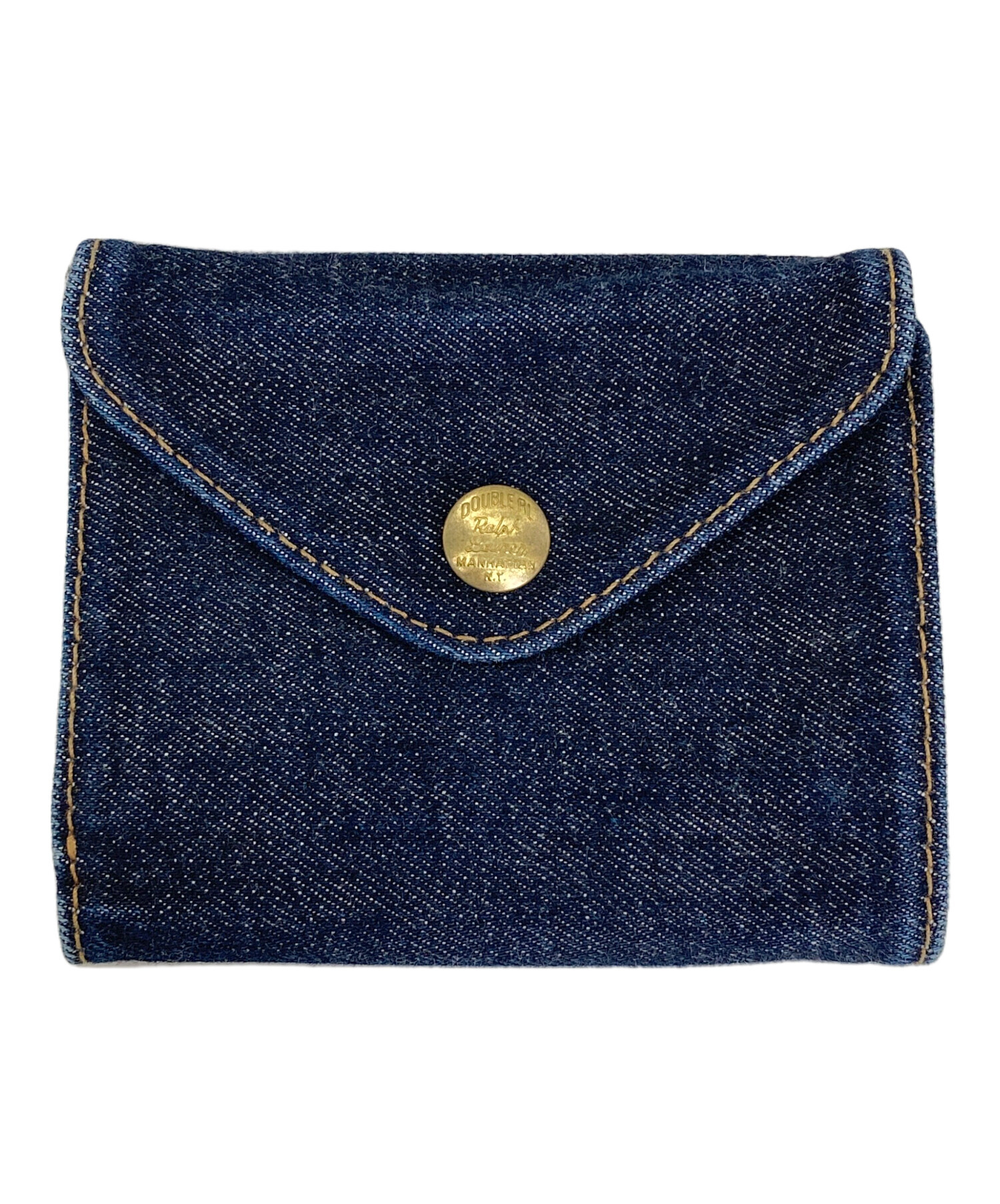 RRL デニム財布 中古・古着通販】RRL (ダブルアールエル) デニム3つ折り財布