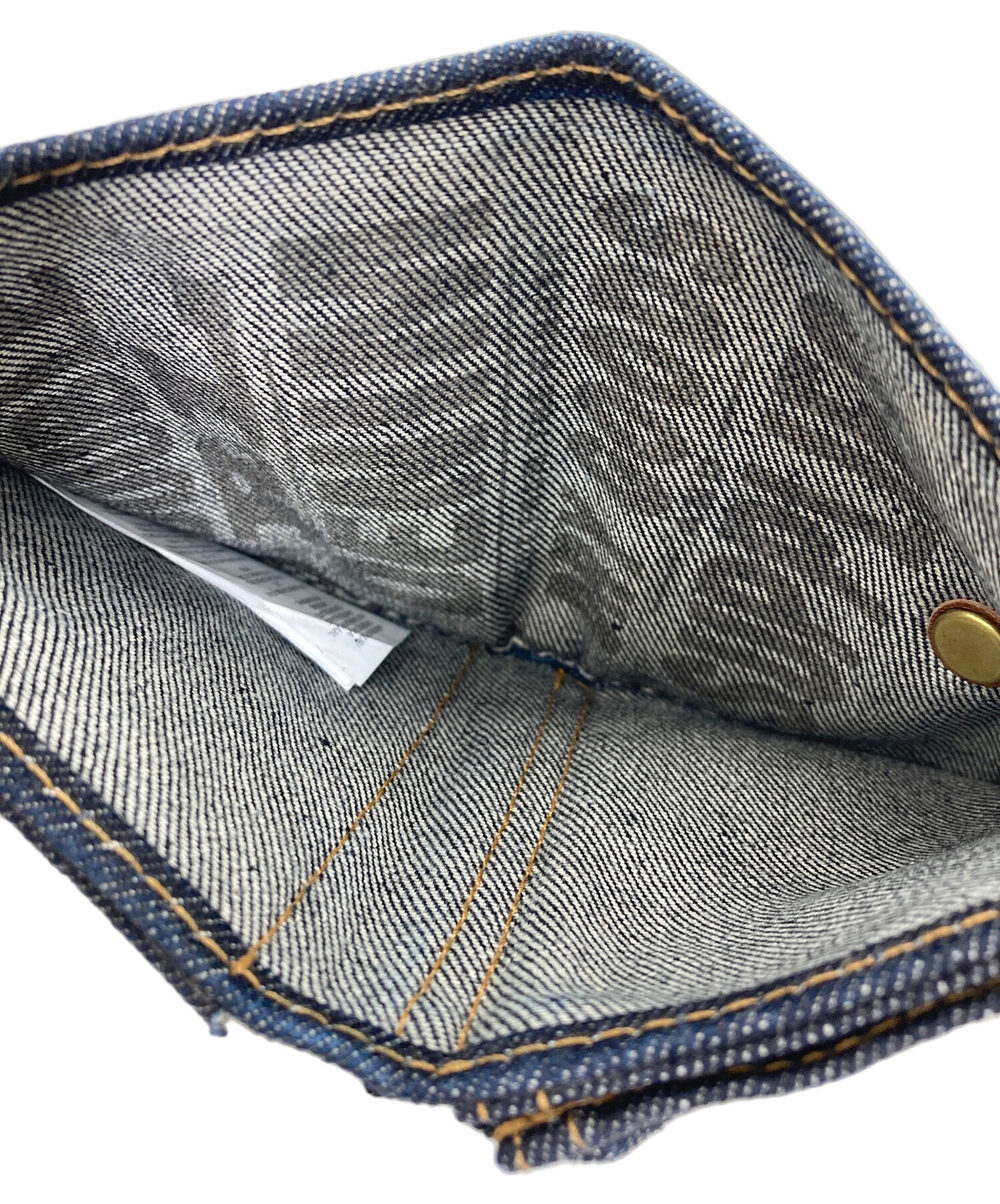 中古・古着通販】RRL (ダブルアールエル) デニム3つ折り財布