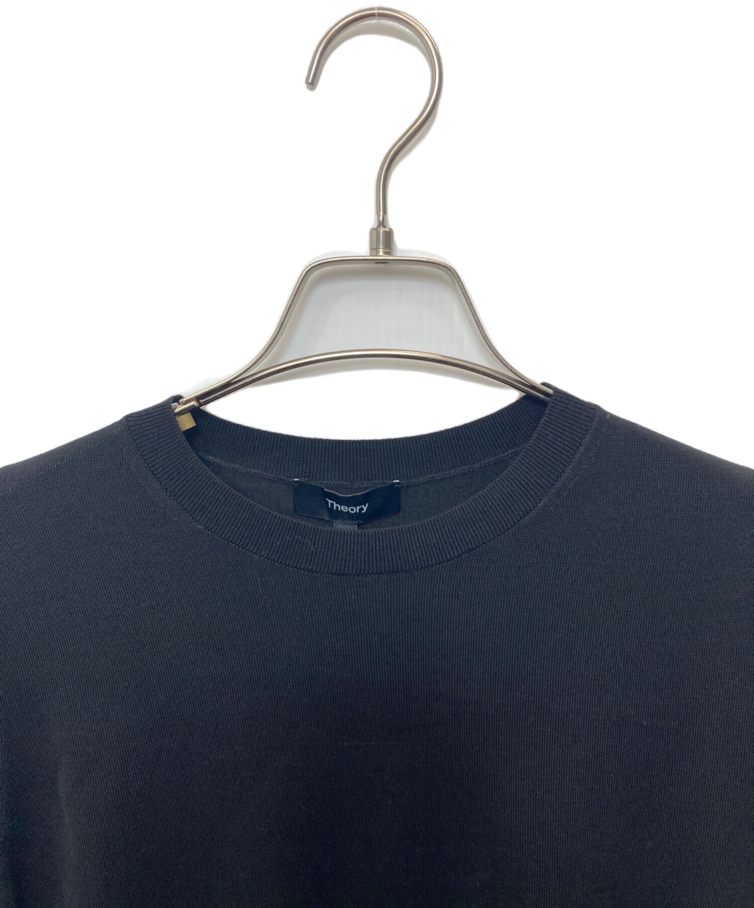 中古・古着通販】theory (セオリー) REGAL WOOL BASIC TEE ブラック