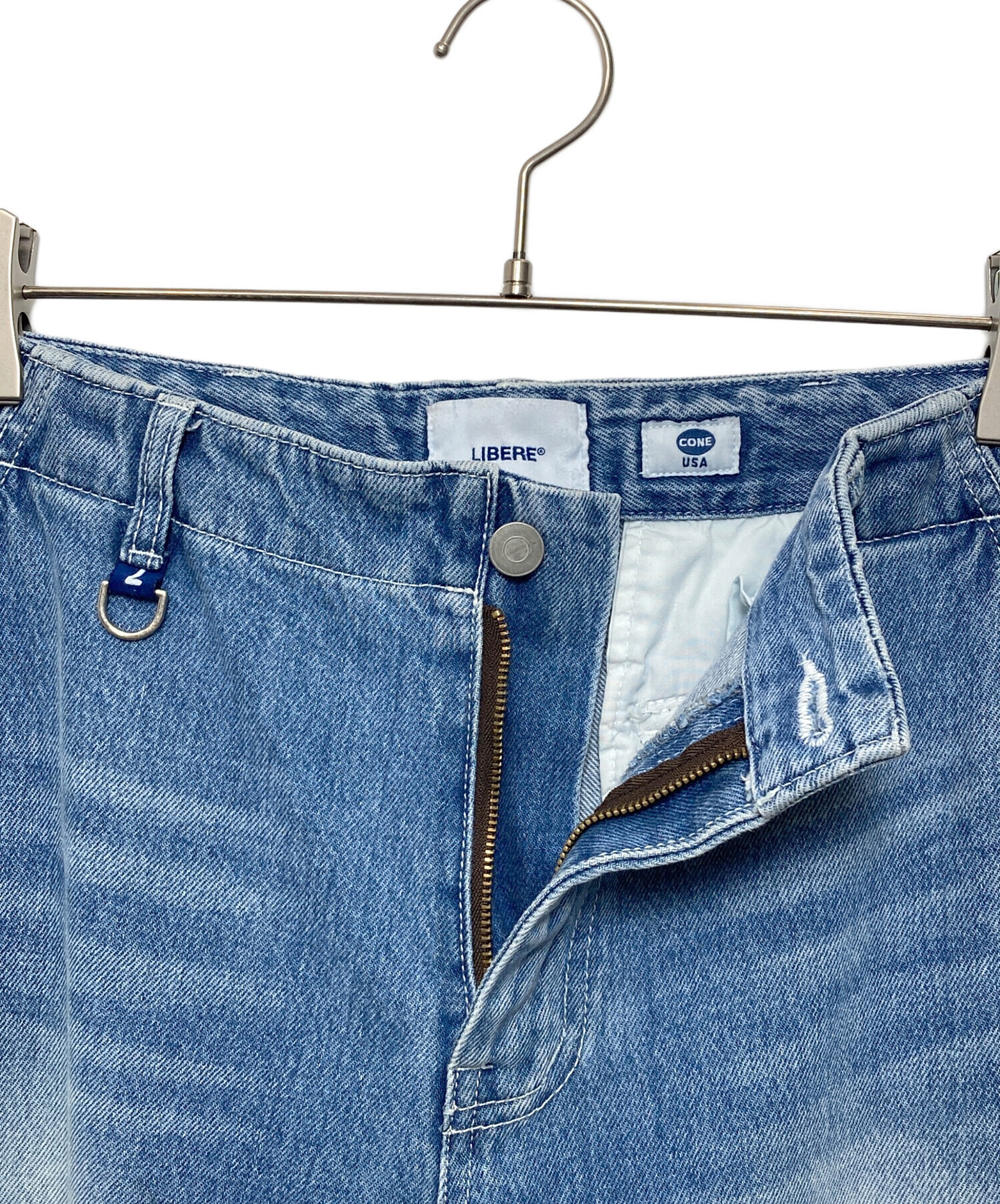 中古・古着通販】libere (リベーレ) カーゴデニムパンツ インディゴ 
