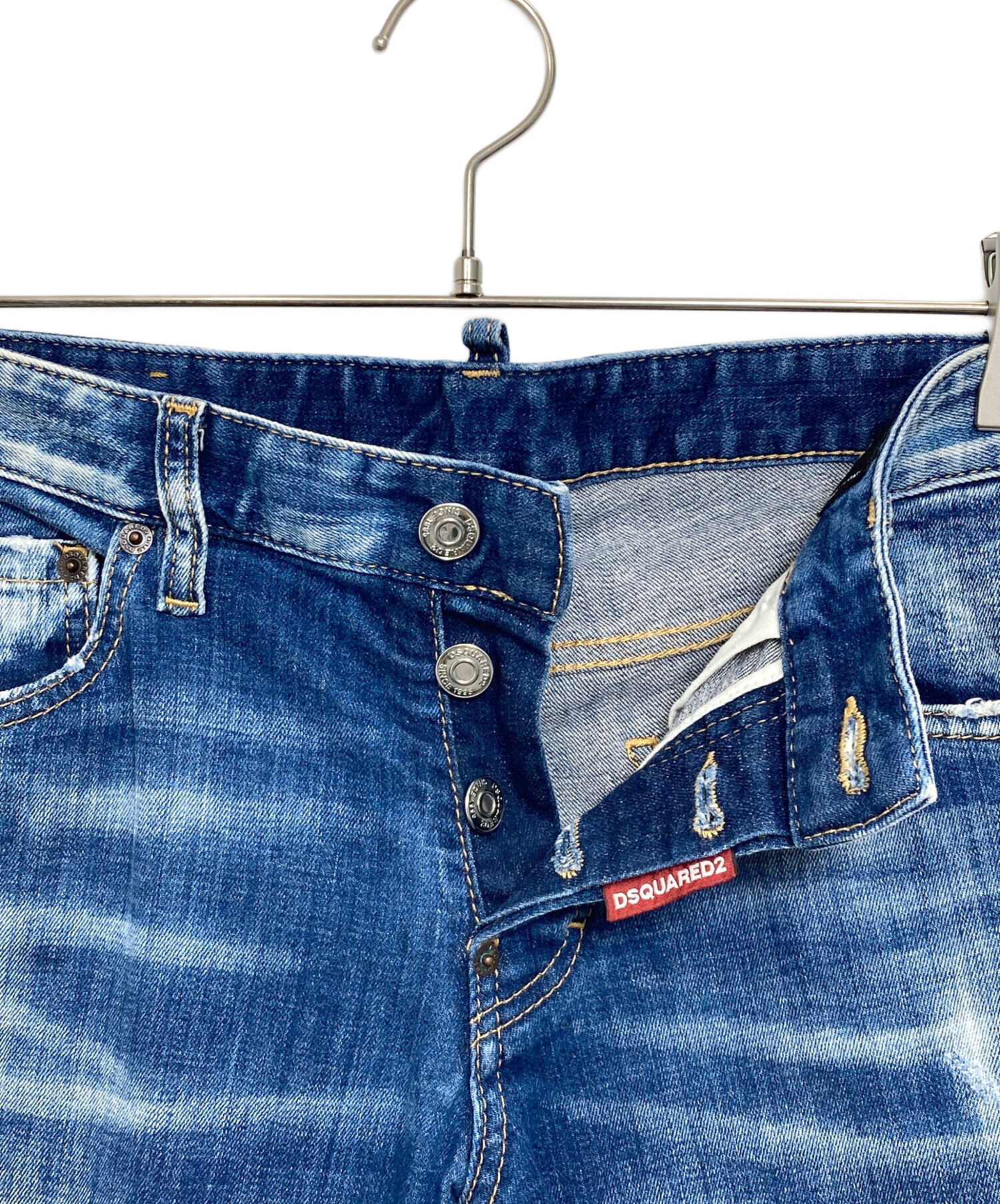 DSQUARED2 タイダイデニムパンツ44 中古・古着通販】DSQUARED2 (ディースクエアード) デニムパンツ