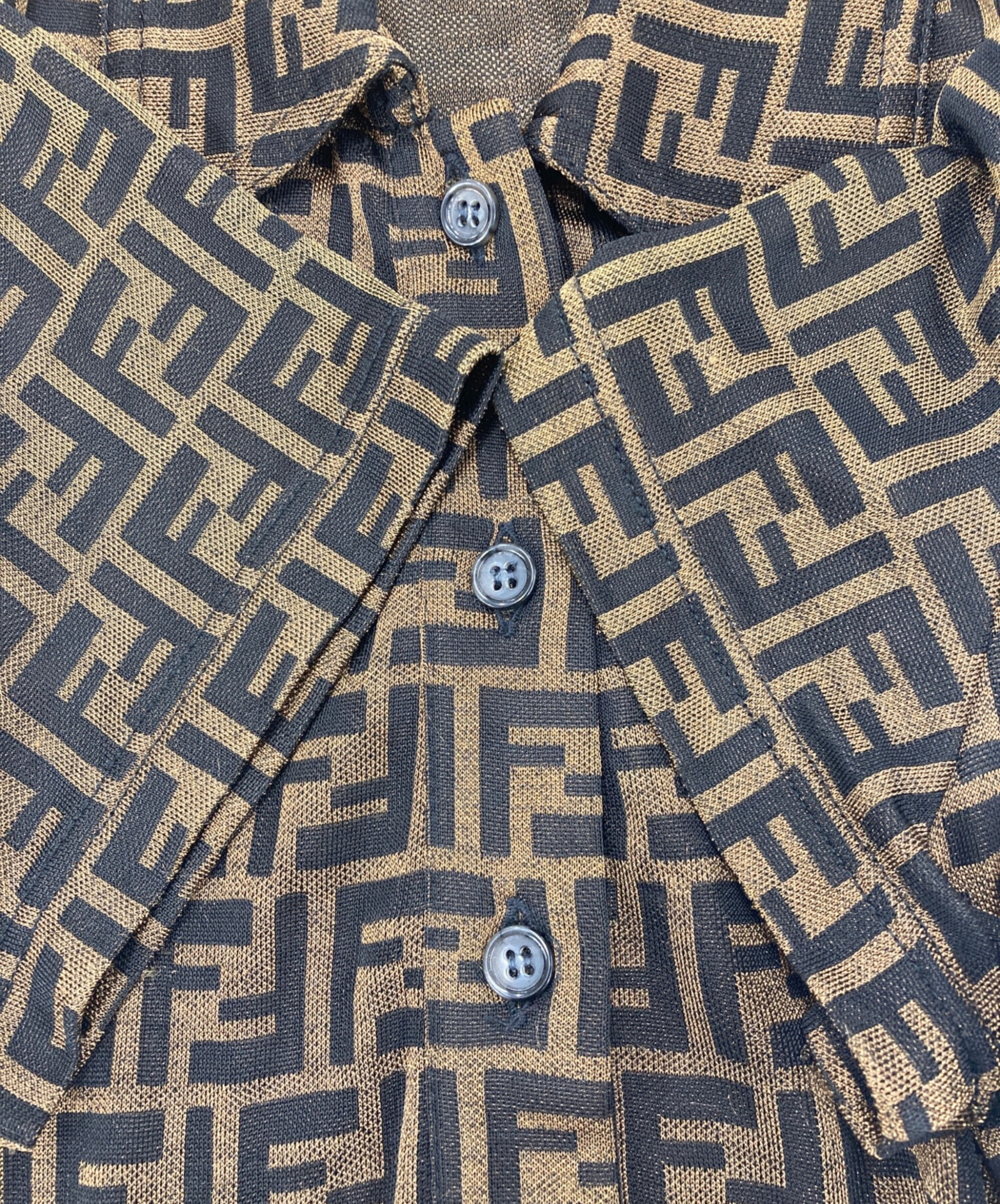 中古・古着通販】FENDI JEANS (フェンディ ジーンズ) ズッカ柄半袖