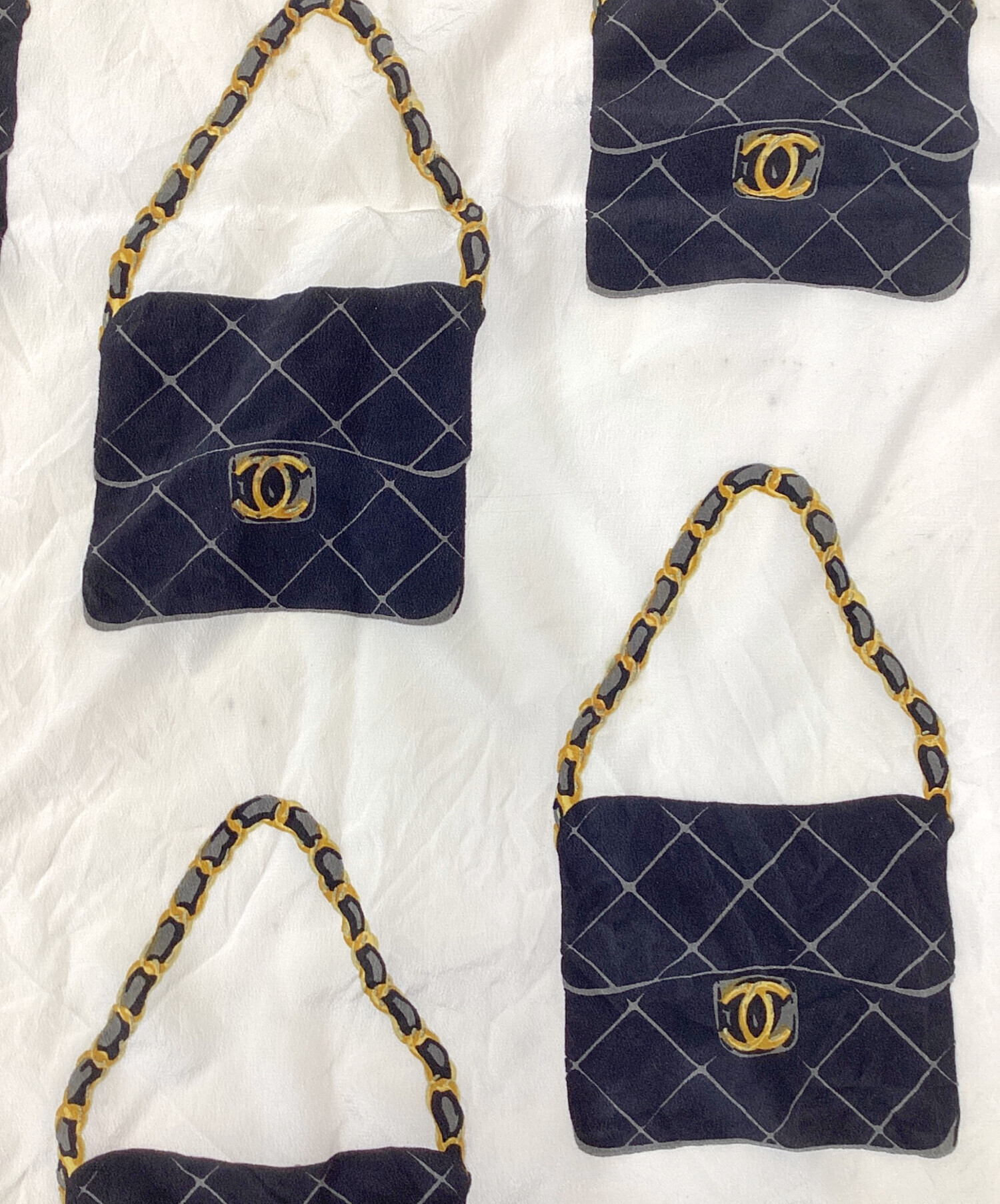 CHANEL シャネルスカーフ　ヴィンテージ　 マトラッセ柄 中古・古着通販】CHANEL (シャネル) マトラッセ柄スカーフ｜ブランド