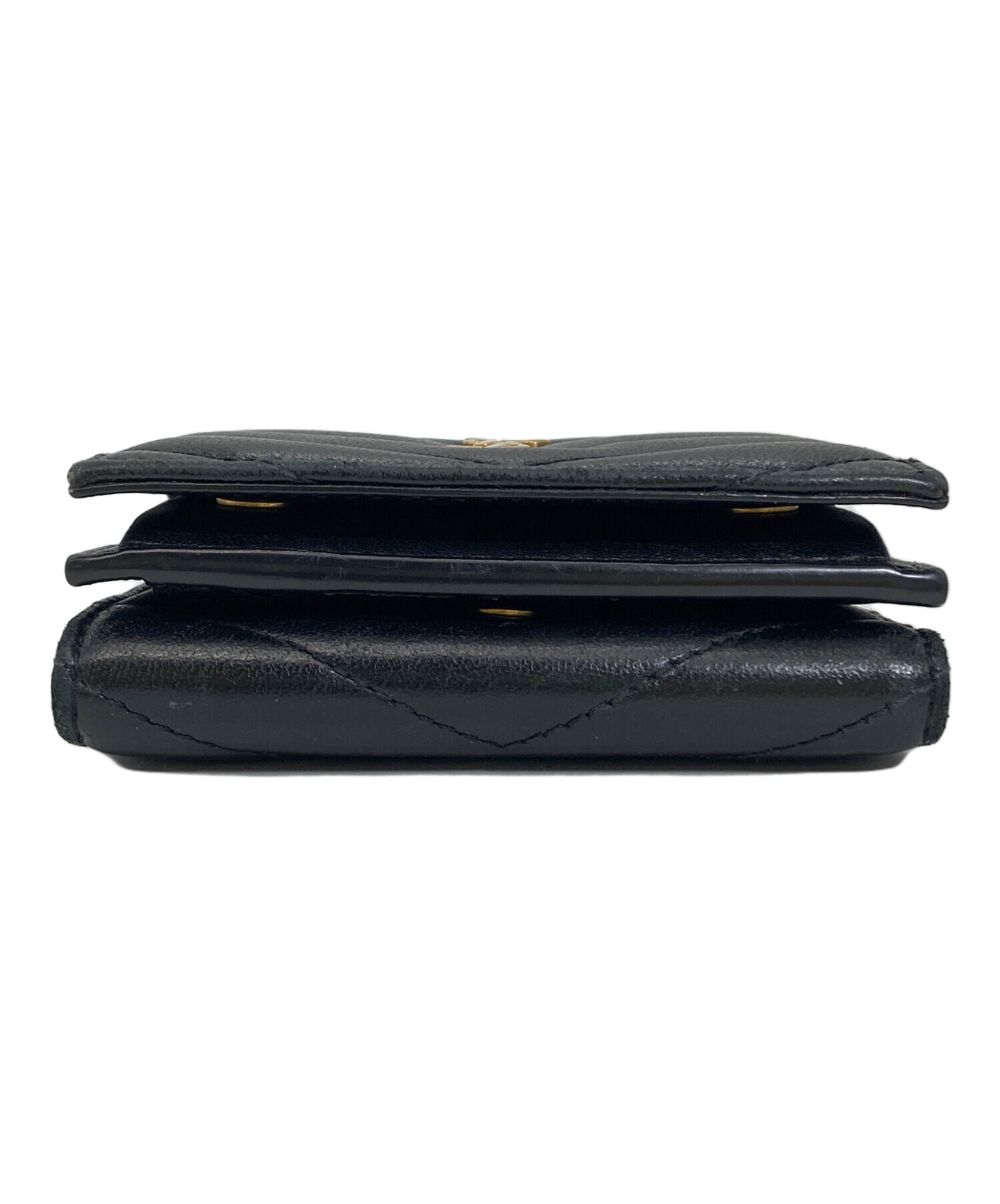 中古・古着通販】Saint Laurent Paris (サンローランパリ) 3つ折り財布