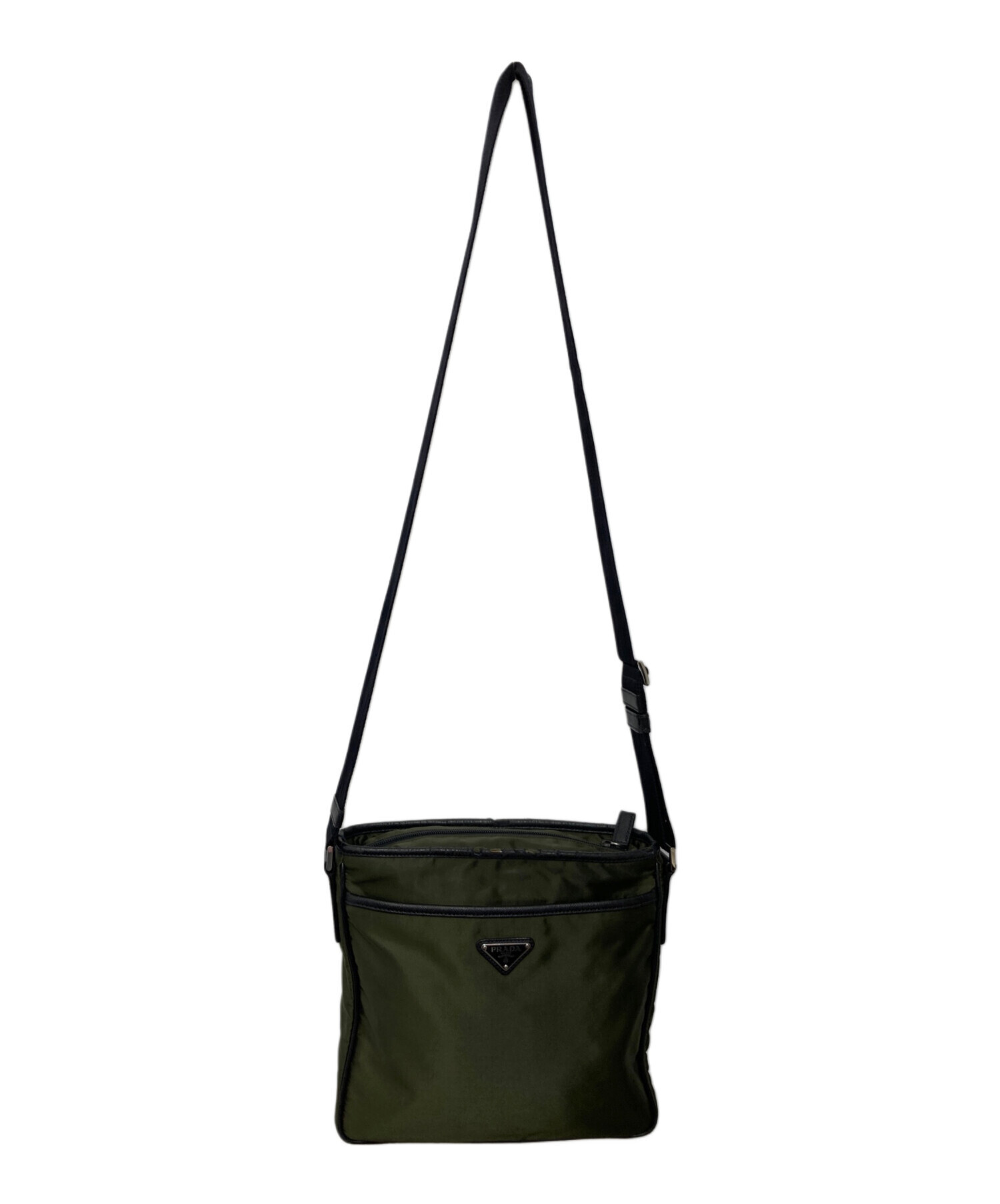 中古・古着通販】PRADA (プラダ) ショルダーバッグ グリーン｜ブランド