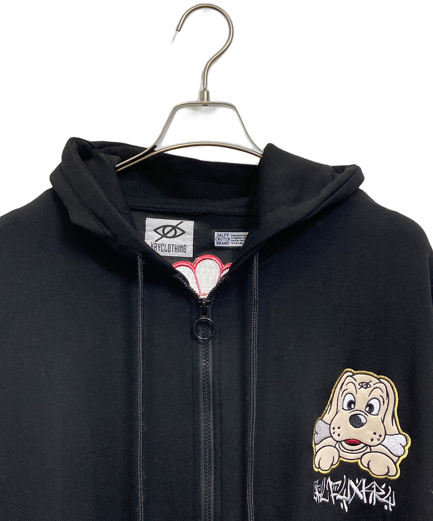 Galfy パーカー 中古・古着通販】GALFY (ガルフィー) パーカー ブラック サイズ:F