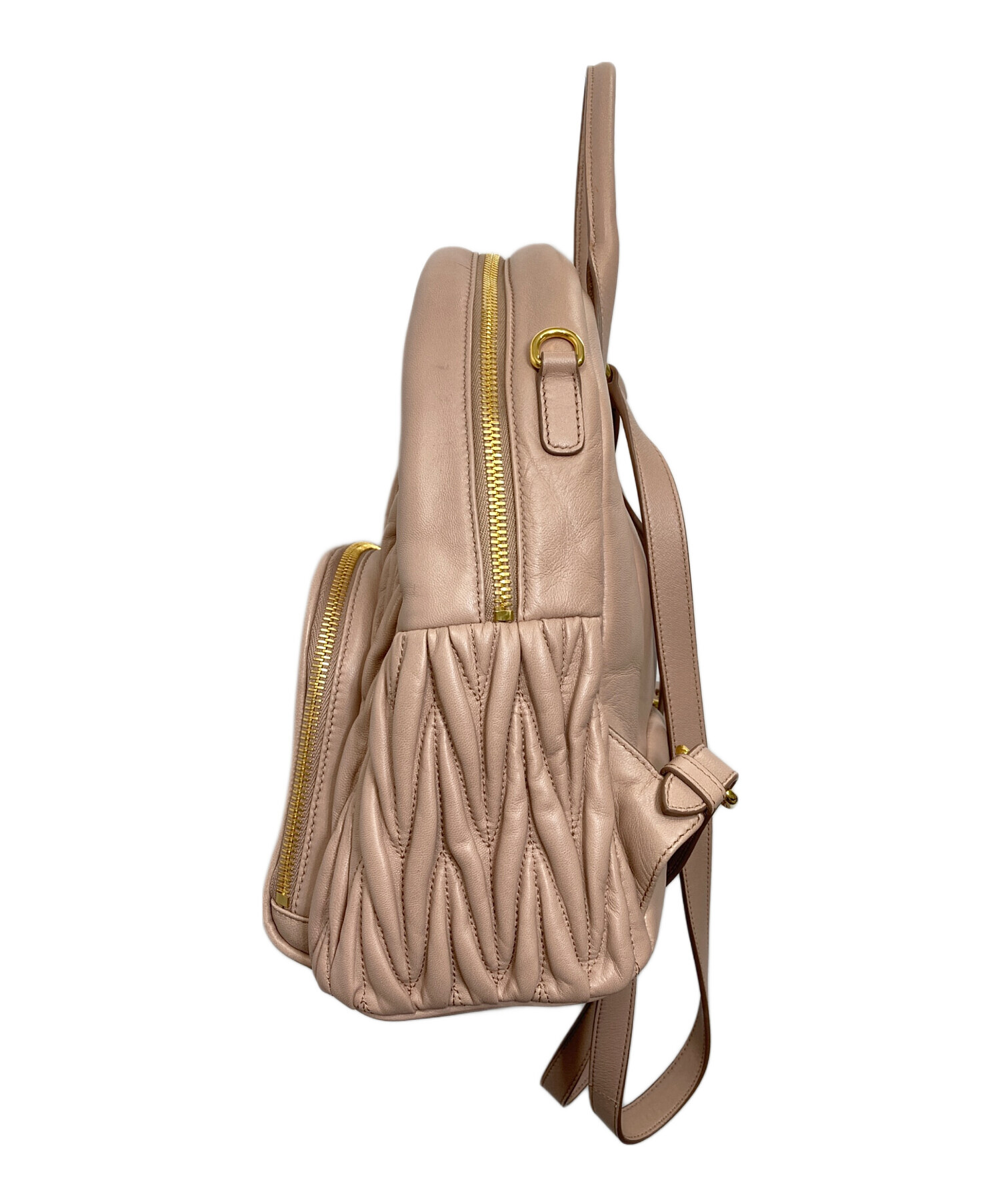 中古・古着通販】MIU MIU (ミュウミュウ) マテラッセ ラムスキンバック