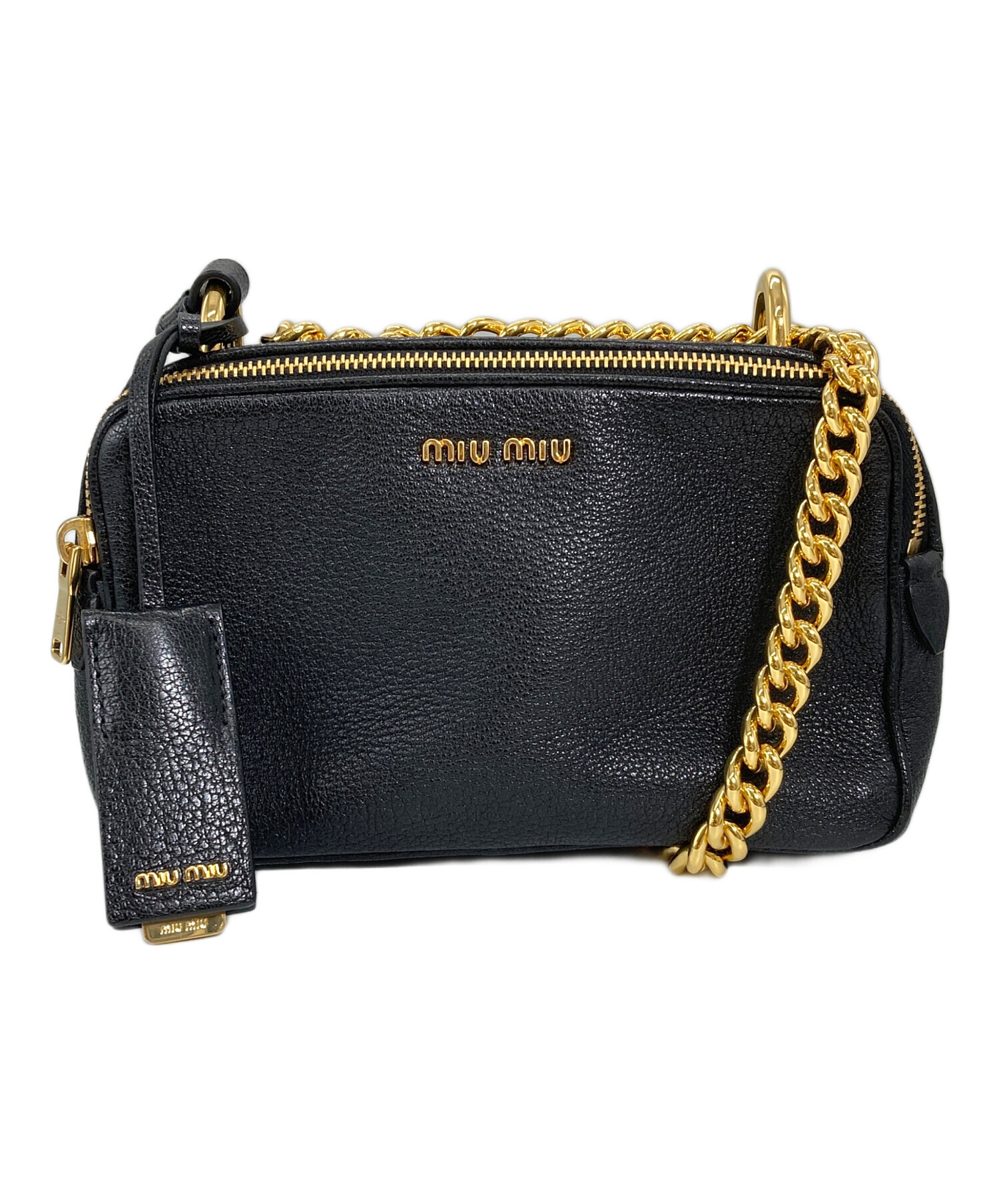 中古・古着通販】MIU MIU (ミュウミュウ) チェーンショルダーバッグ