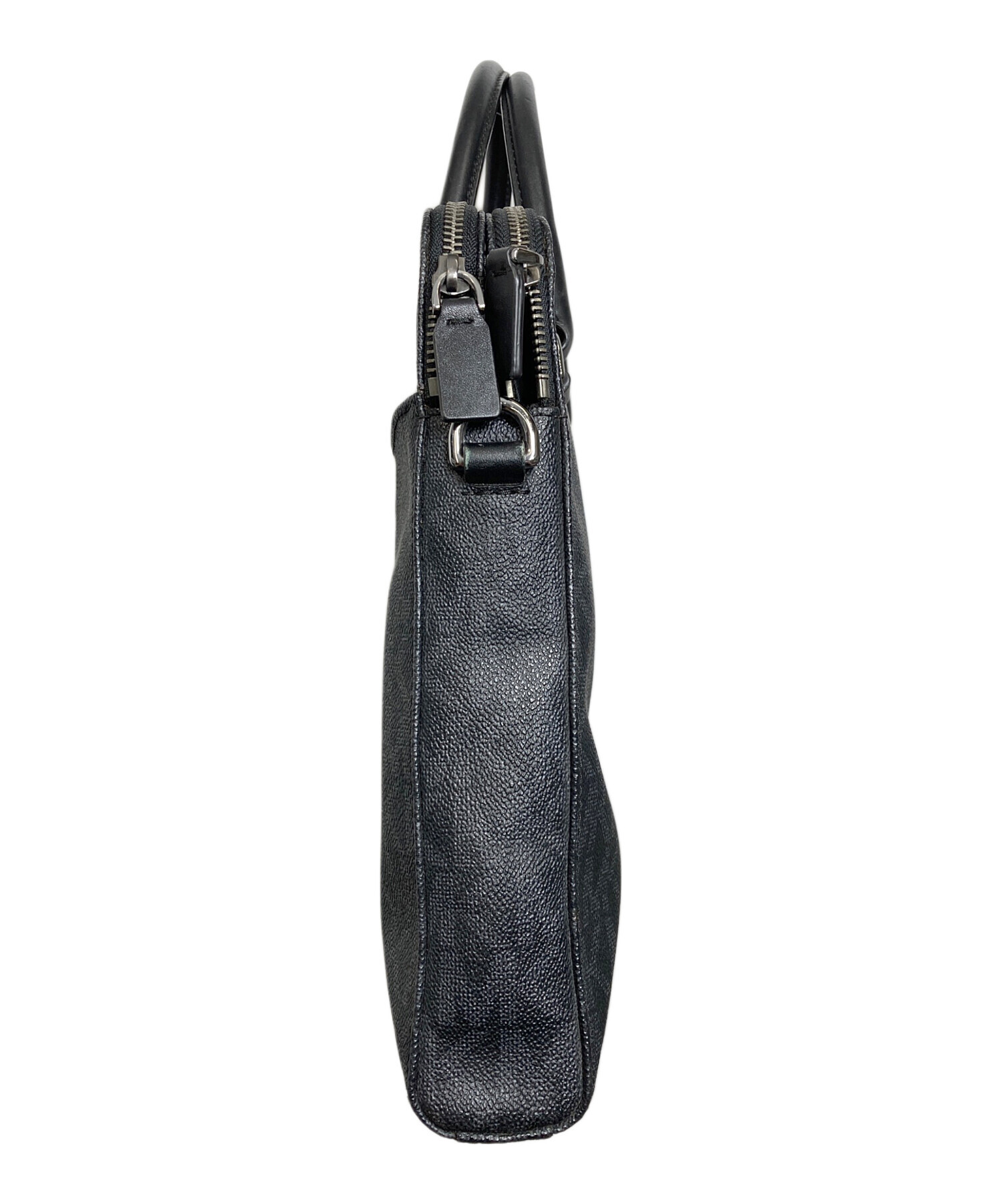 美品 MICHAEL KORS ブリーフケース A4 PC収納 黒 中古・古着通販】MICHAEL KORS (マイケルコース) ブリーフケース