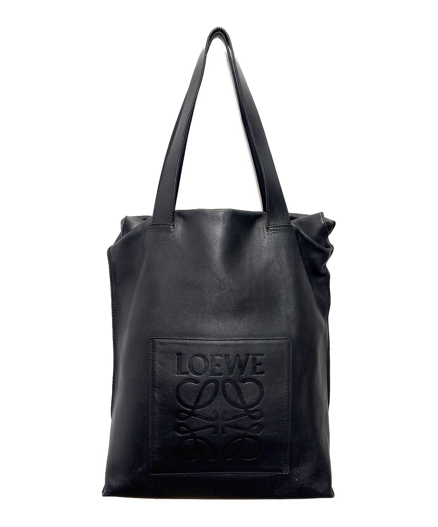 中古・古着通販】LOEWE (ロエベ) アナグラムショッパーレザートート