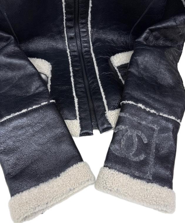 中古・古着通販】CHANEL (シャネル) ココマークシャーリングムートン