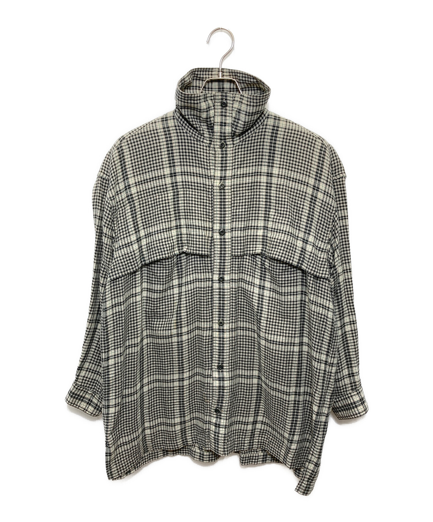 中古・古着通販】ISSEY MIYAKE (イッセイミヤケ) チェックシャツ 