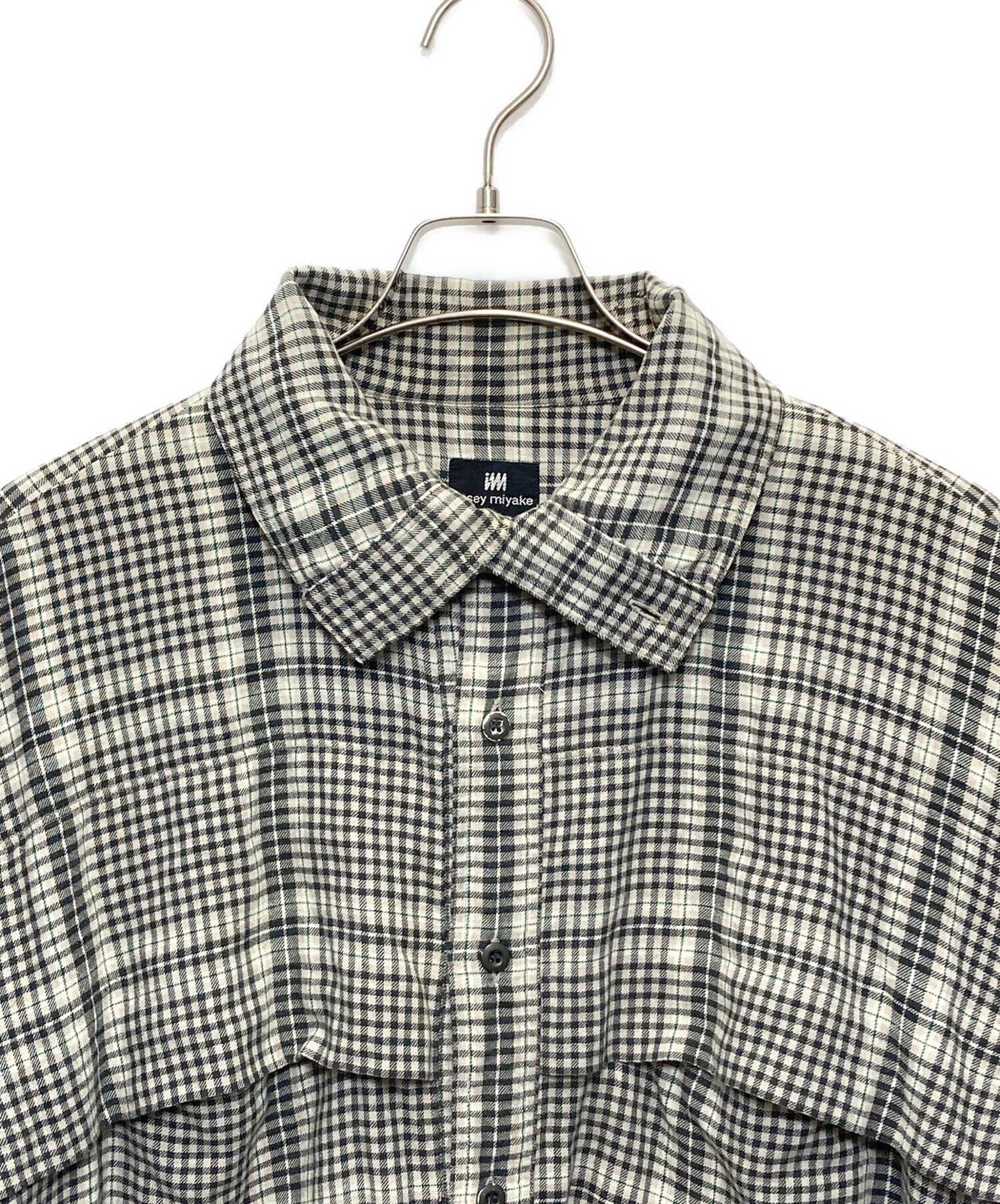 中古・古着通販】ISSEY MIYAKE (イッセイミヤケ) チェックシャツ 
