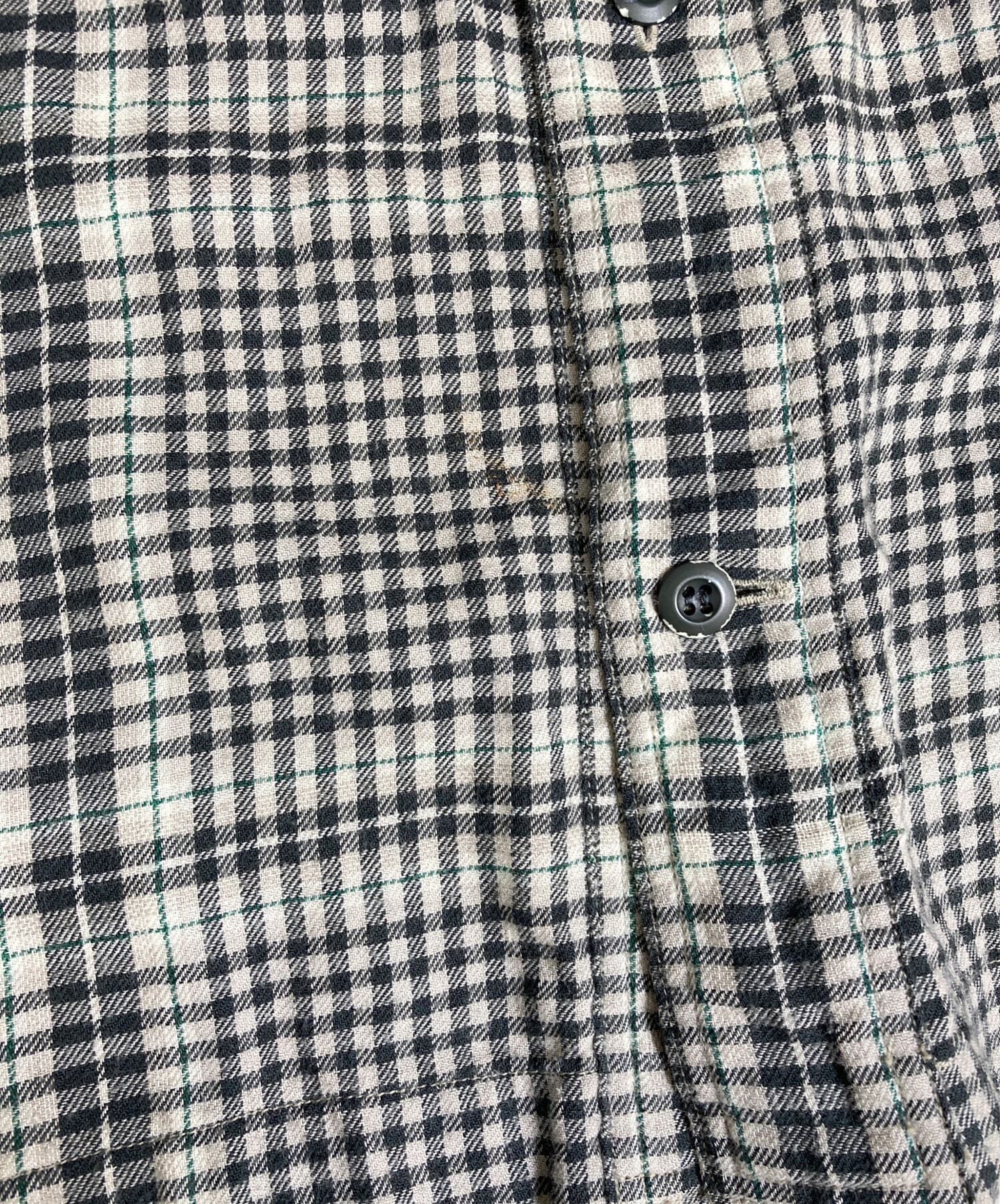 90s ISSEY MIYAKE デザインスタジオ コットン チェック シャツ 中古