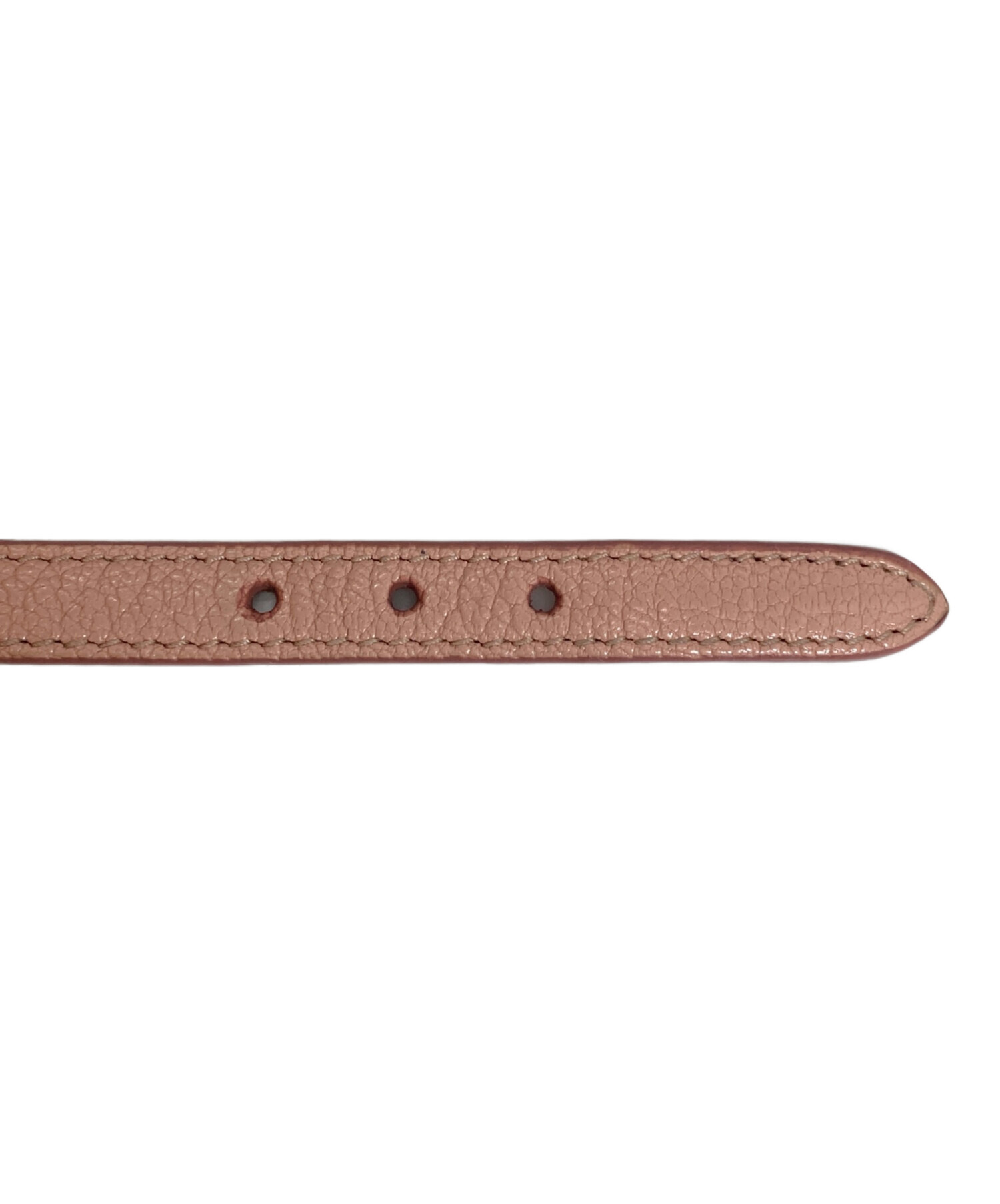 中古・古着通販】MIU MIU (ミュウミュウ) レザーブレスレット ピンク