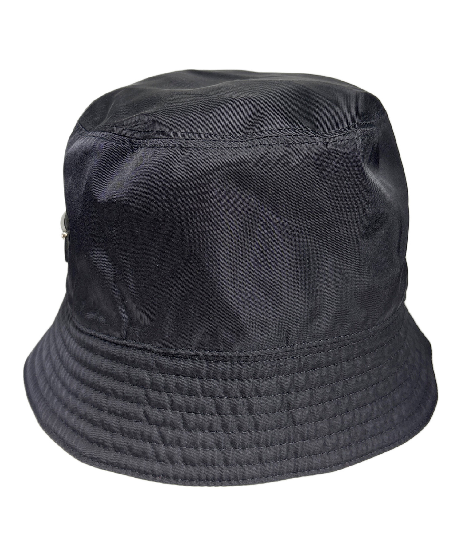 中古・古着通販】PRADA (プラダ) ナイロンバケットハット ブラック