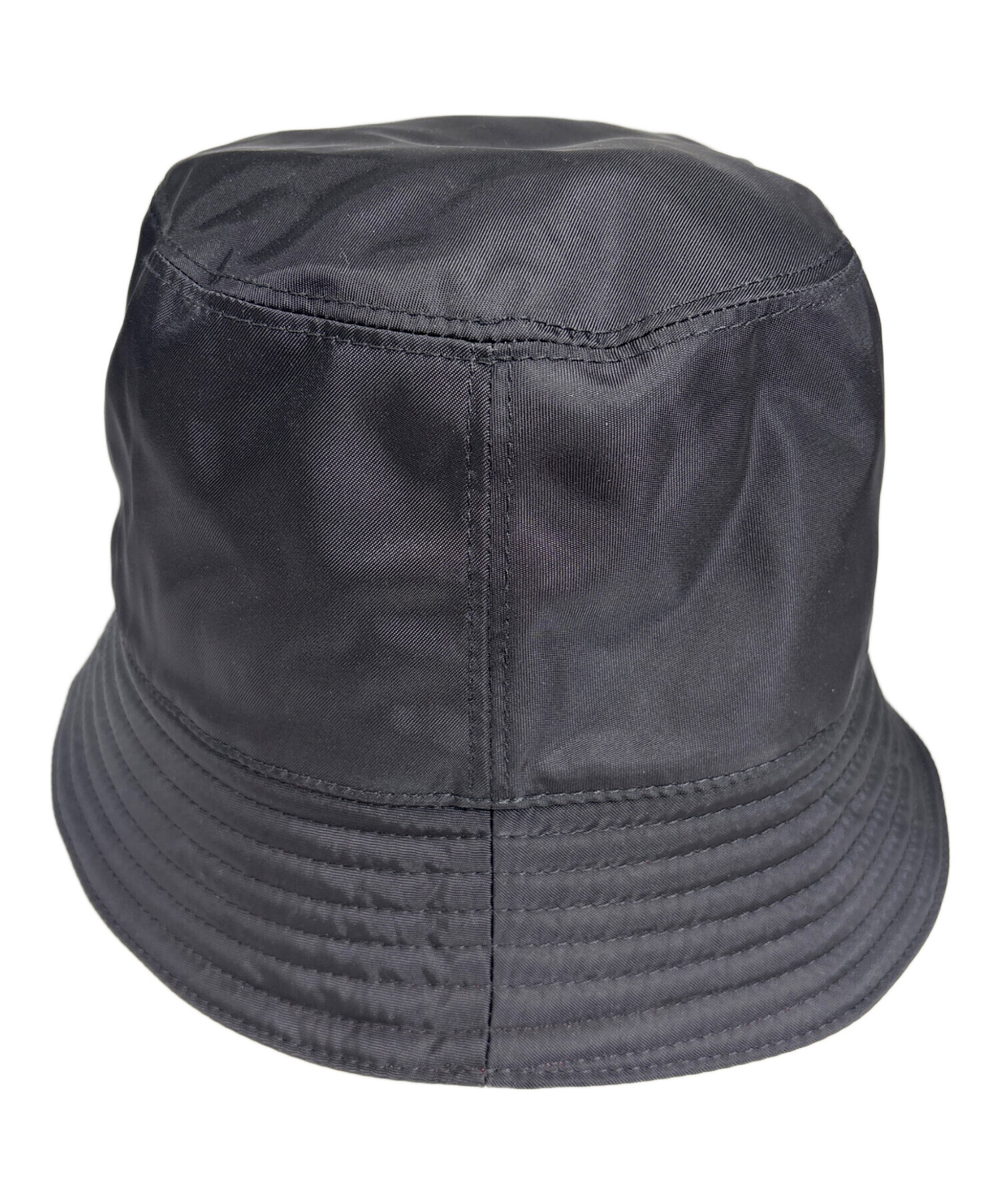 中古・古着通販】PRADA (プラダ) ナイロンバケットハット ブラック