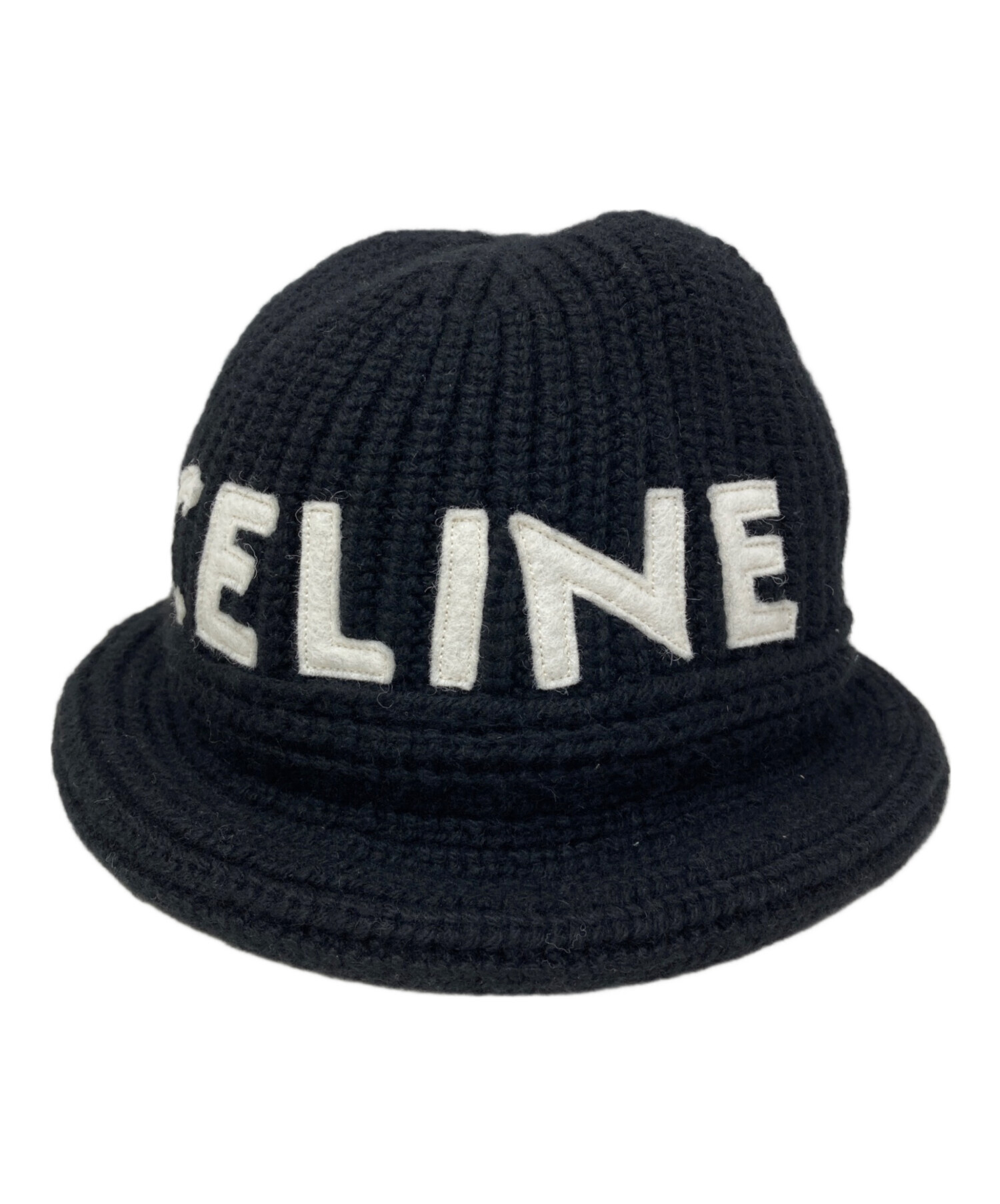 中古・古着通販】CELINE (セリーヌ) カシミヤロゴバケットハット
