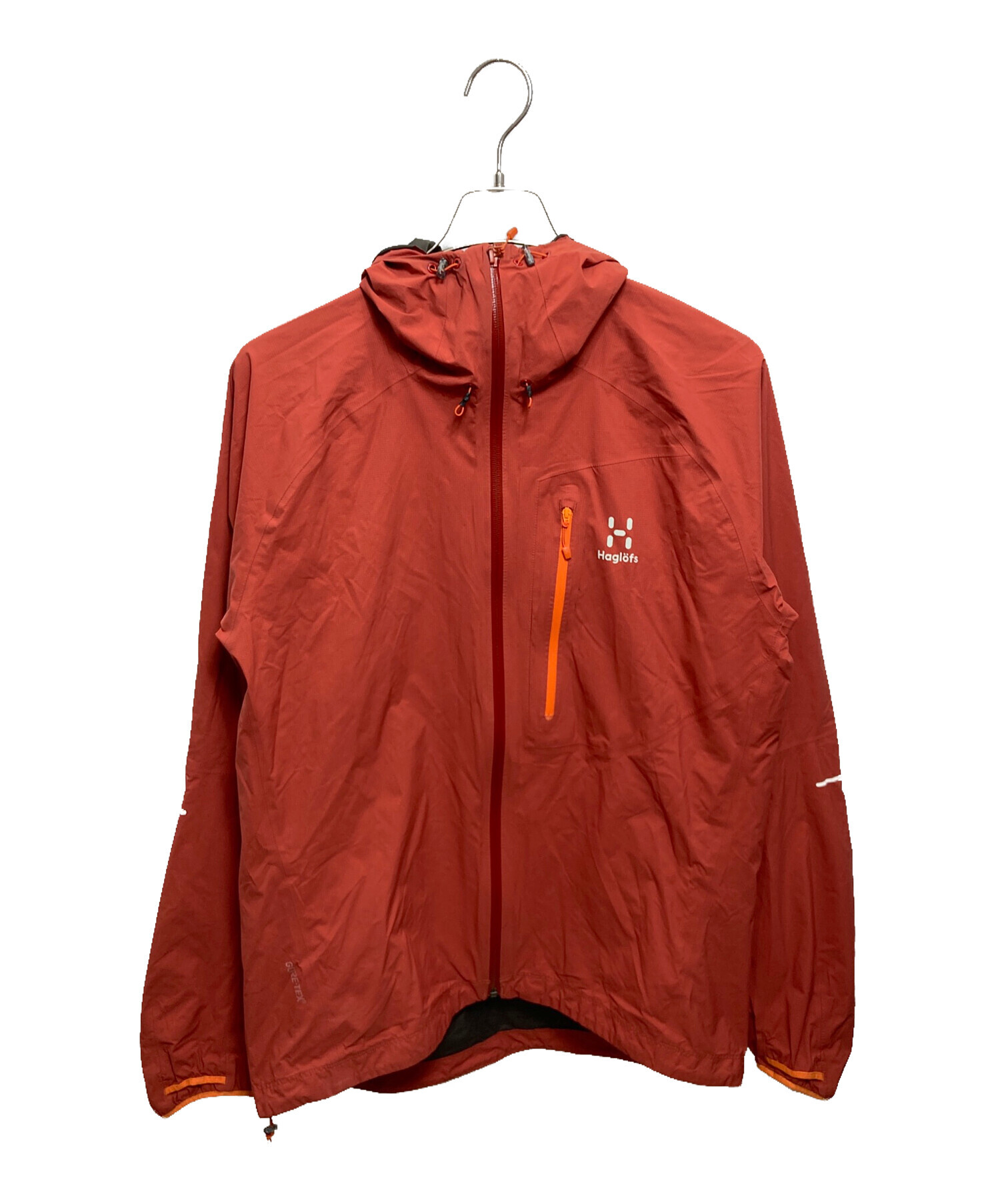 HAGLOFS ホグロフス ソフトシェルジャケット 登山 Sサイズ相当 レッド 中古・古着通販】HAGLOFS (ホグロフス) AMPLE III JACKET レッド