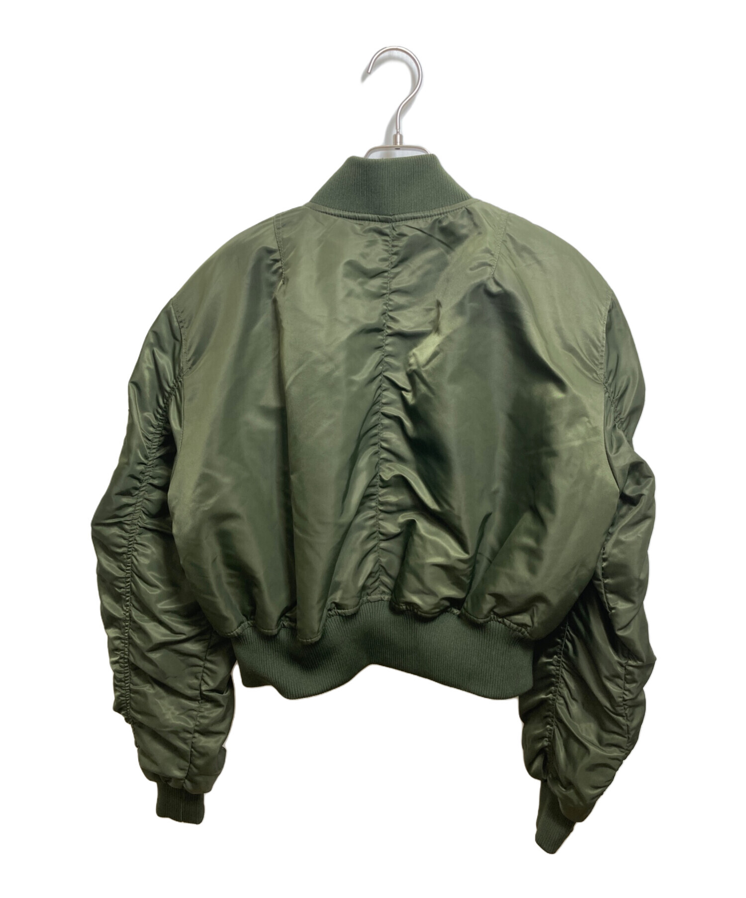 DIESEL オリーブ MA-1ジャケット 中古・古着通販】DIESEL (ディーゼル) MA-1ジャケット G-MAUNA-OUT-N