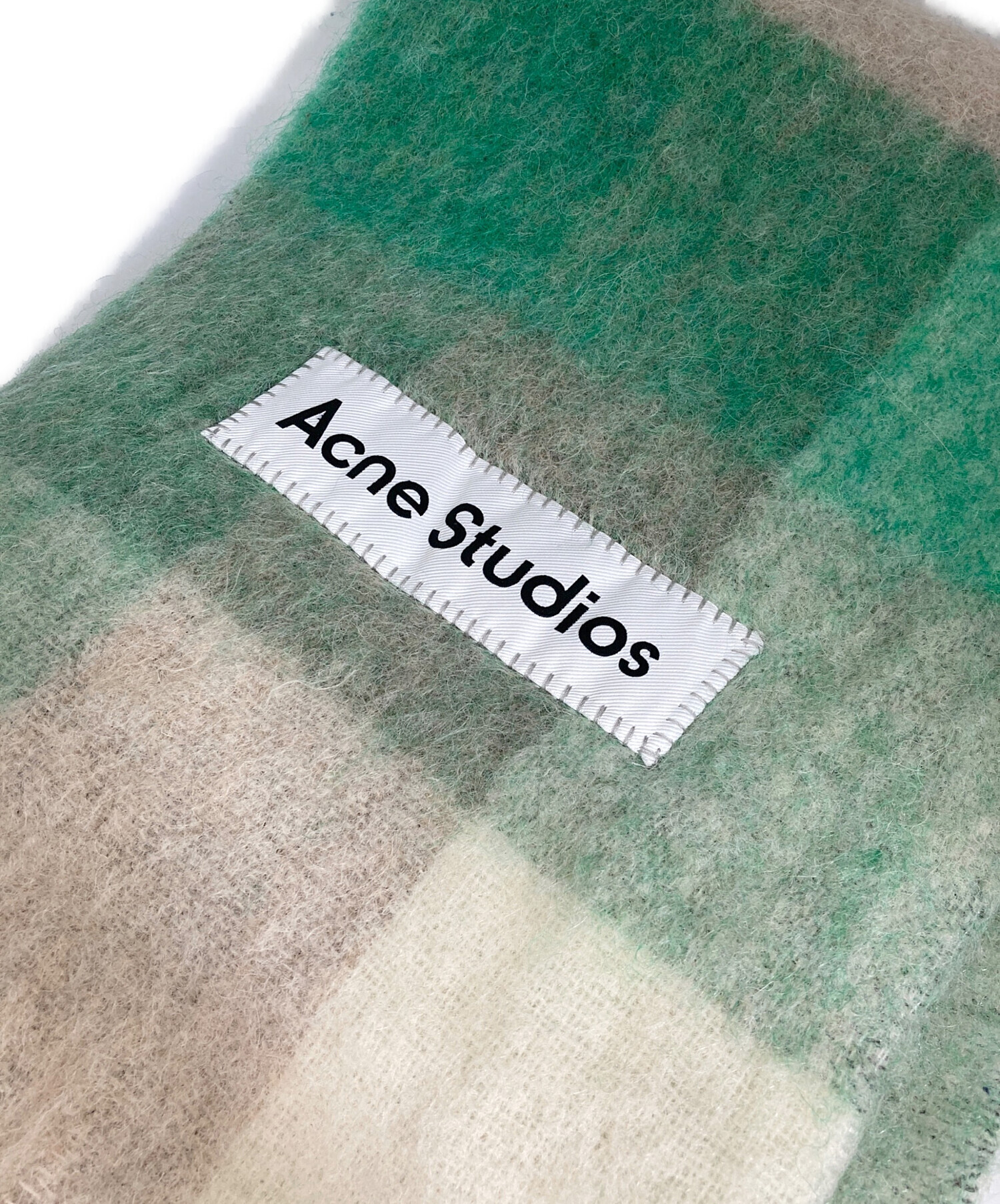 Acne Studios マフラー　グリーン 中古・古着通販】Acne studios (アクネ ストゥディオズ) マフラー