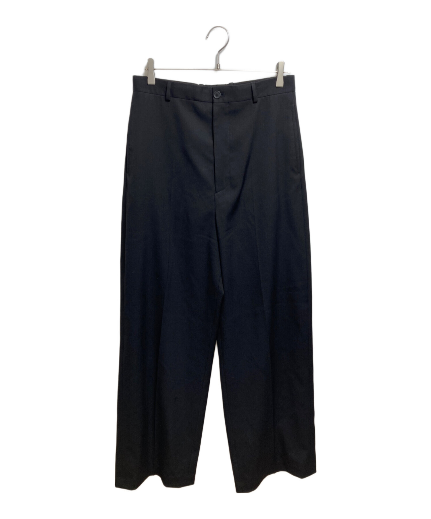 BALENCIAGA ユニセックスパンツ 中古・古着通販】BALENCIAGA (バレンシアガ) センタープレスワイド