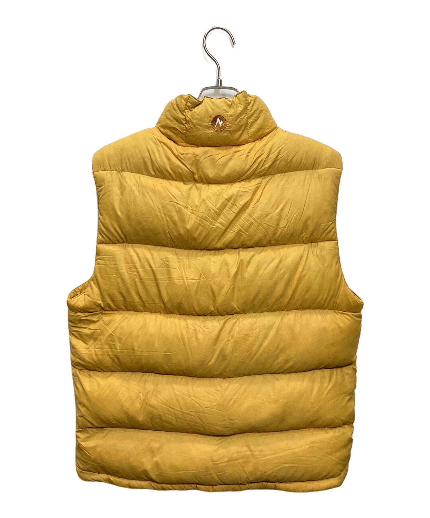 Marmot ナイロンベスト フリース M マスタード イエロー ビンテージ 中古・古着通販】MARMOT (マーモット) ダウンベスト イエロー サイズ