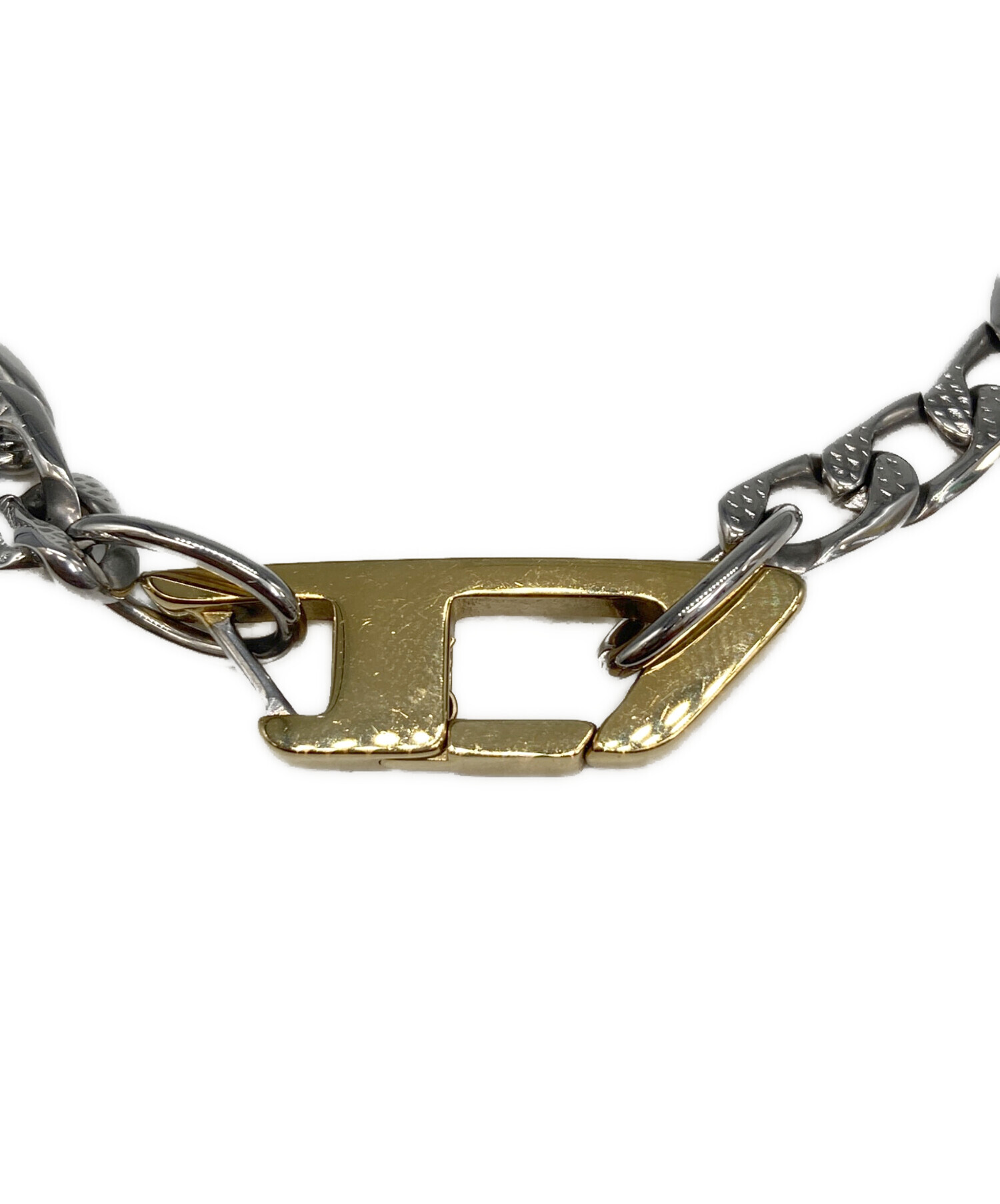 中古・古着通販】DIESEL (ディーゼル) ロゴチェーンネックレス