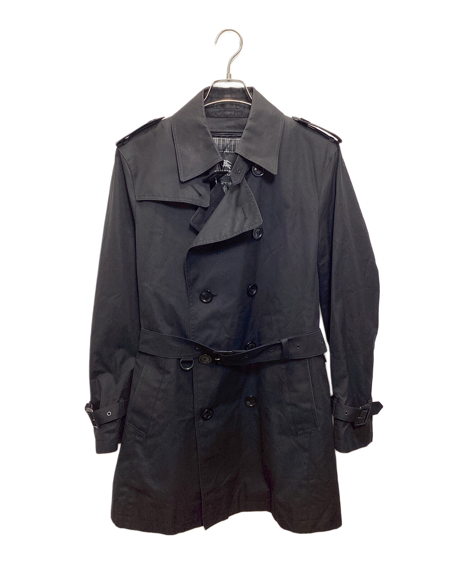 BURBERRY BLACK LABEL トレンチコート M 美品 中古・古着通販】BURBERRY BLACK LABEL (バーバリーブラックレーベル
