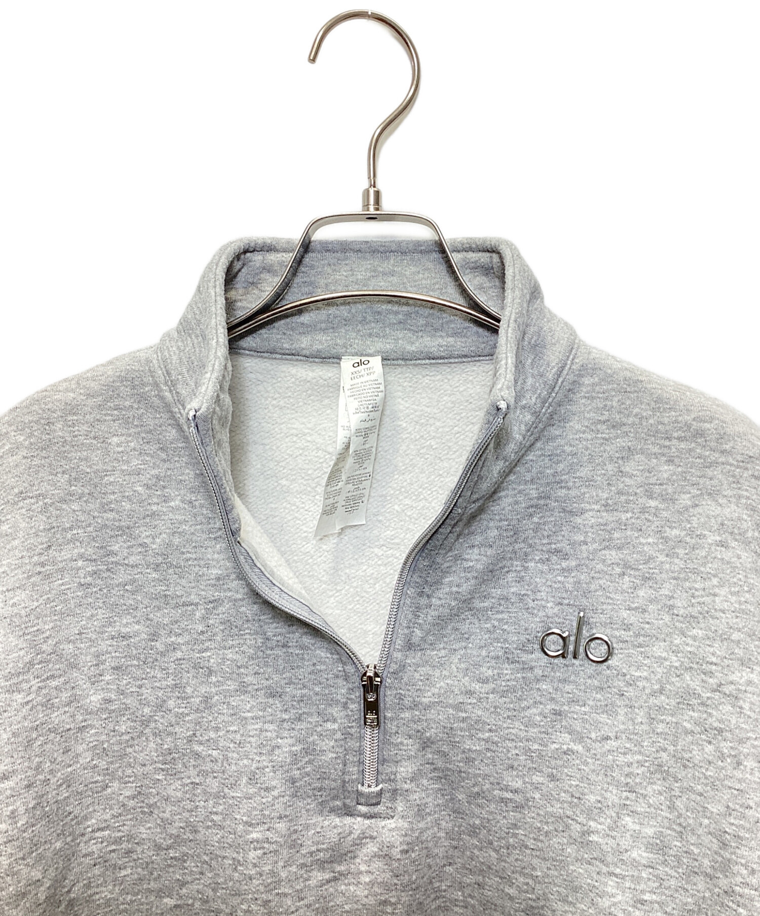 中古・古着通販】alo (アロ) スウェット グレー サイズ:XXS｜ブランド 