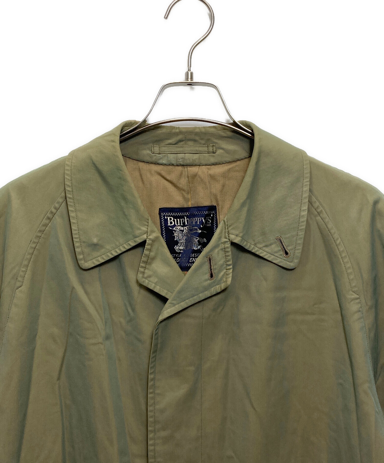中古・古着通販】Burberry's (バーバリーズ) ステンカラーコート 玉虫