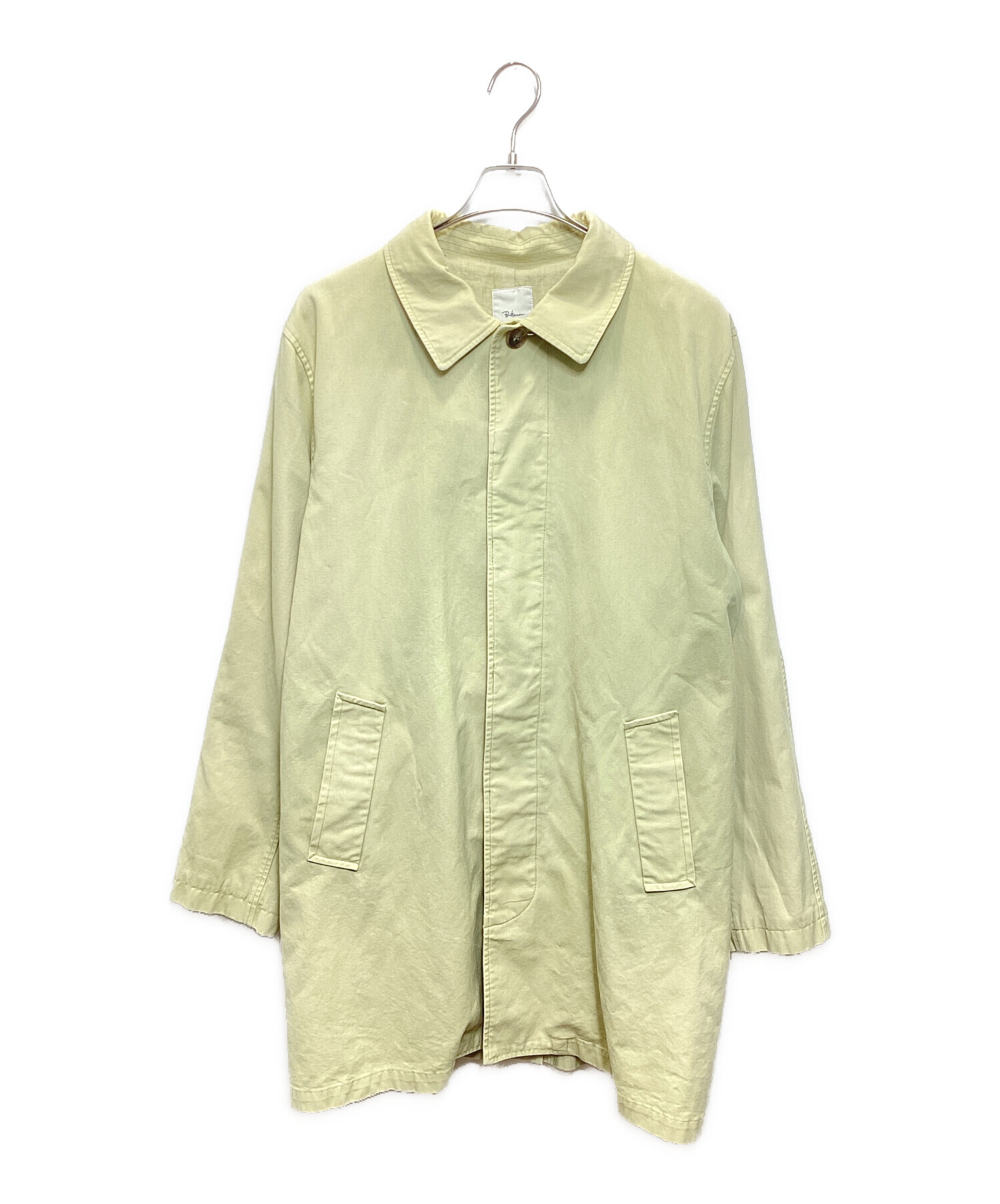 中古・古着通販】Ron Herman (ロンハーマン) ステンカラーコート 黄緑